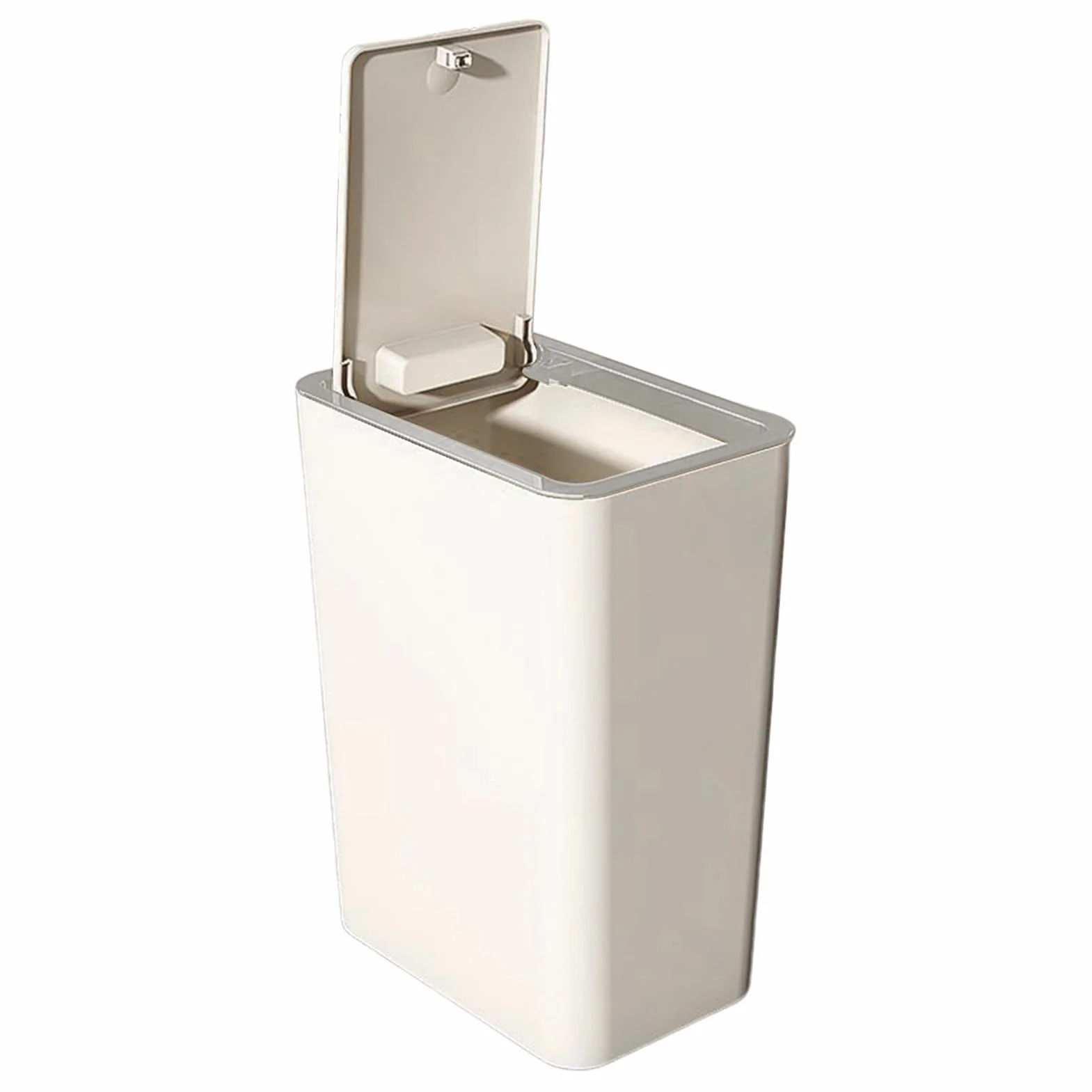 Poubelle Avec Couvercle 10L Pour Bureau Maison Salle De Bain Intérieur