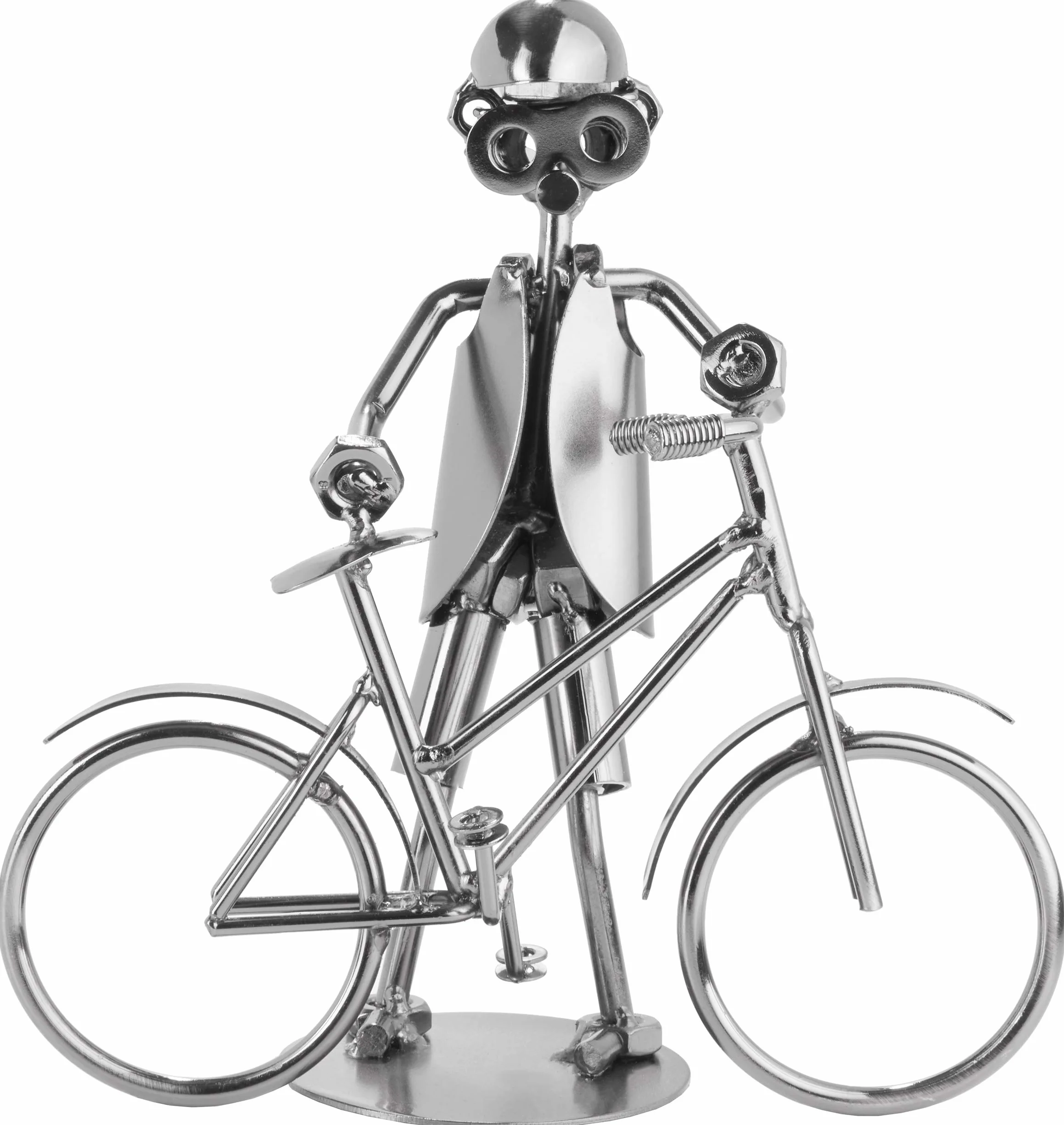 BRUBAKER Figure en Fer Fait Main Homme de Métal pour Cycliste
