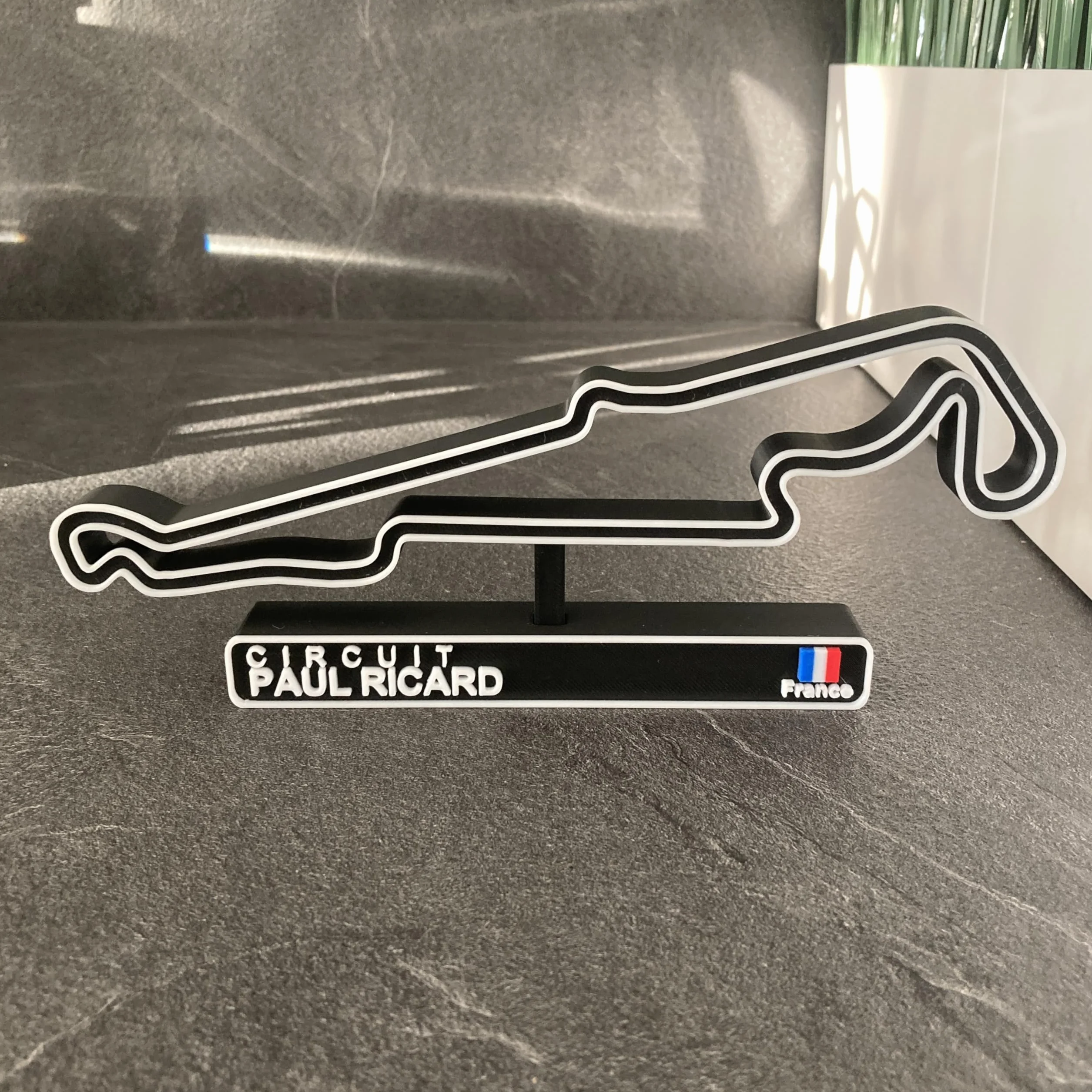 Circuit Castellet Maquette 3D Décoration Automobile