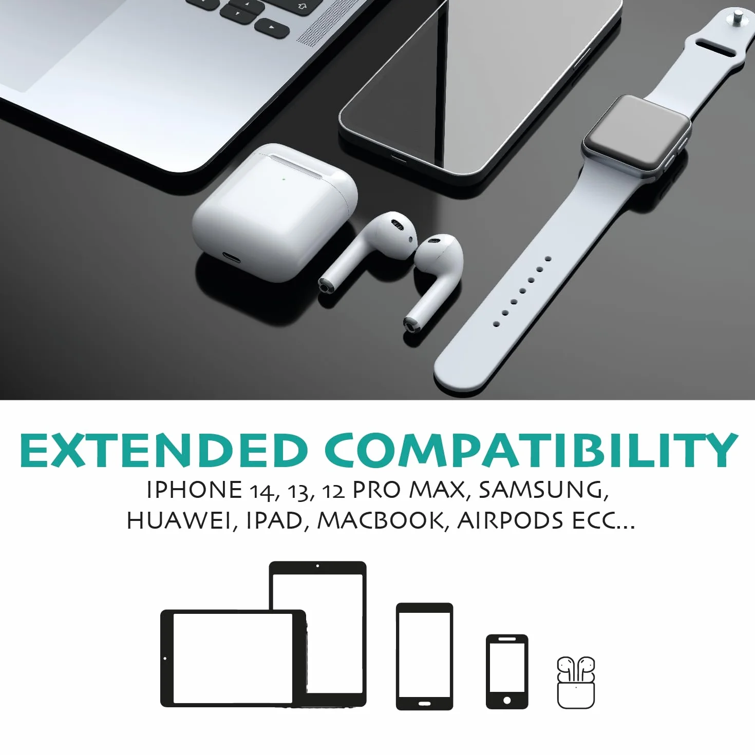 Ładowarka samochodowa 36W - Ładowarka z portami USB PD i QC 3.0 do ładowania takich urządzeń, jak iPhone 14, 13, 12 Pro Max, Samsung, Huawei, iPad, MacBook, AirPods itp.
