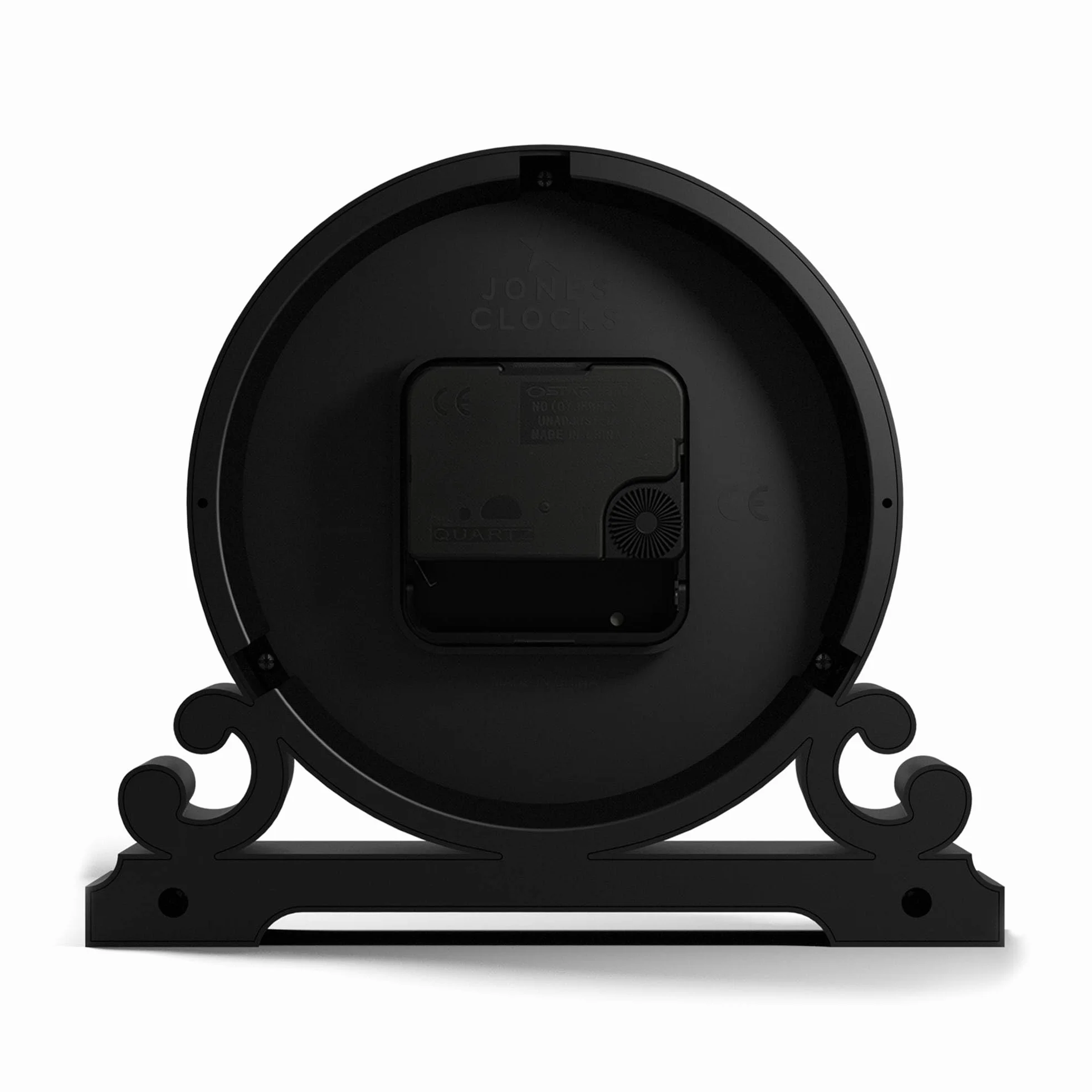 JONES CLOCKS® Horloge de cheminée Saloon Petit Design Traditionnel à Double Volute Marine française Chiffres Romains