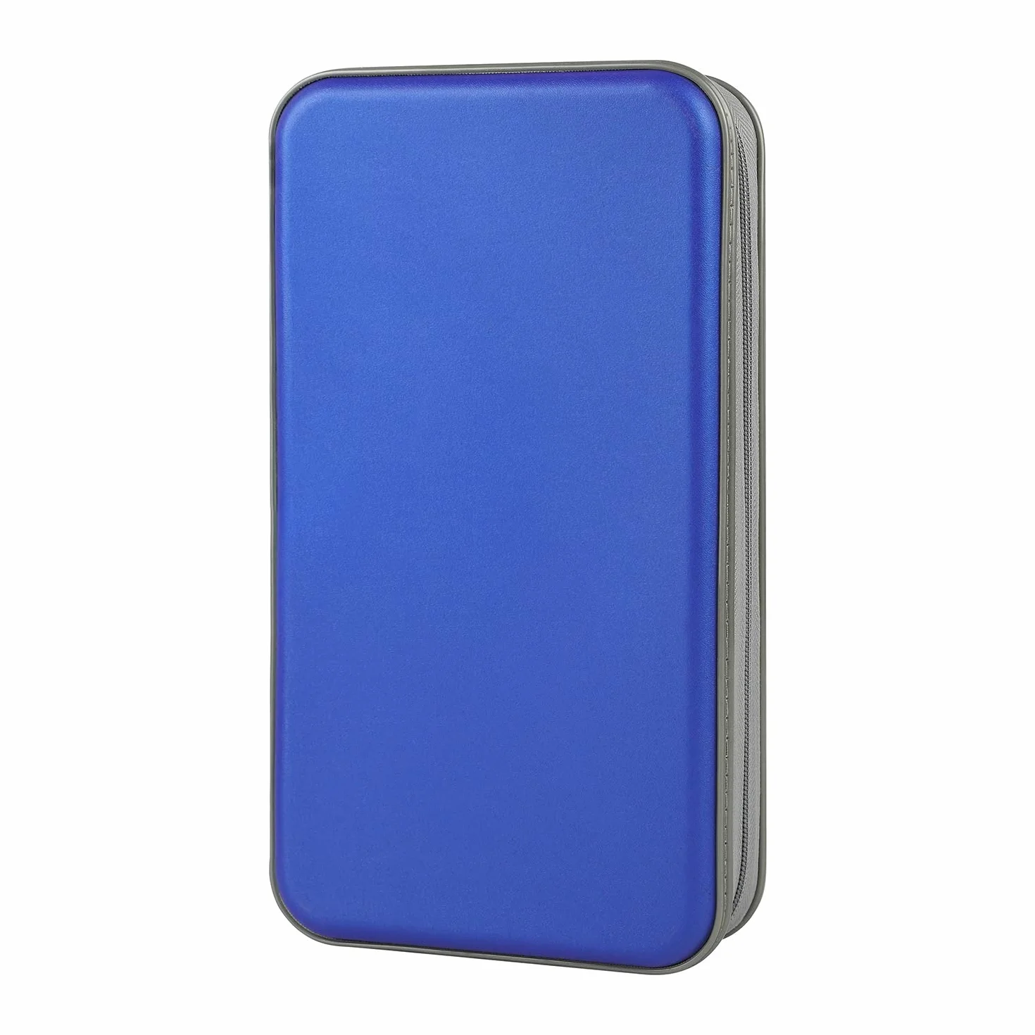 Support de DVD en Plastique Dur 96 Capacités Boîtier de Rangement pour Disque Portable Voiture Bleu