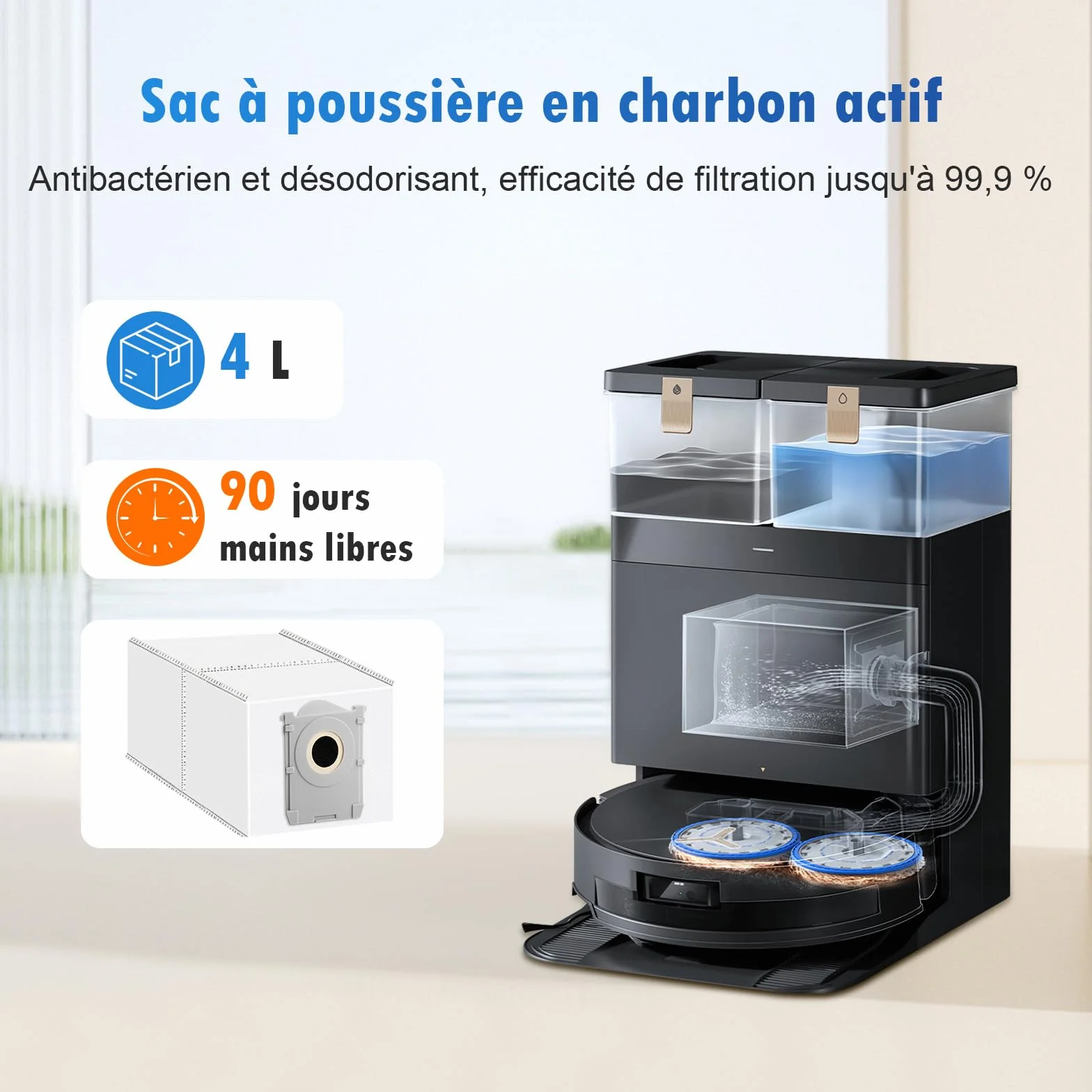 ECOVACS DEEBOT T50 Omni T50 PRO Omni T50 Pro Omni Gen2 robot aspirateur accessoires 25 pièces