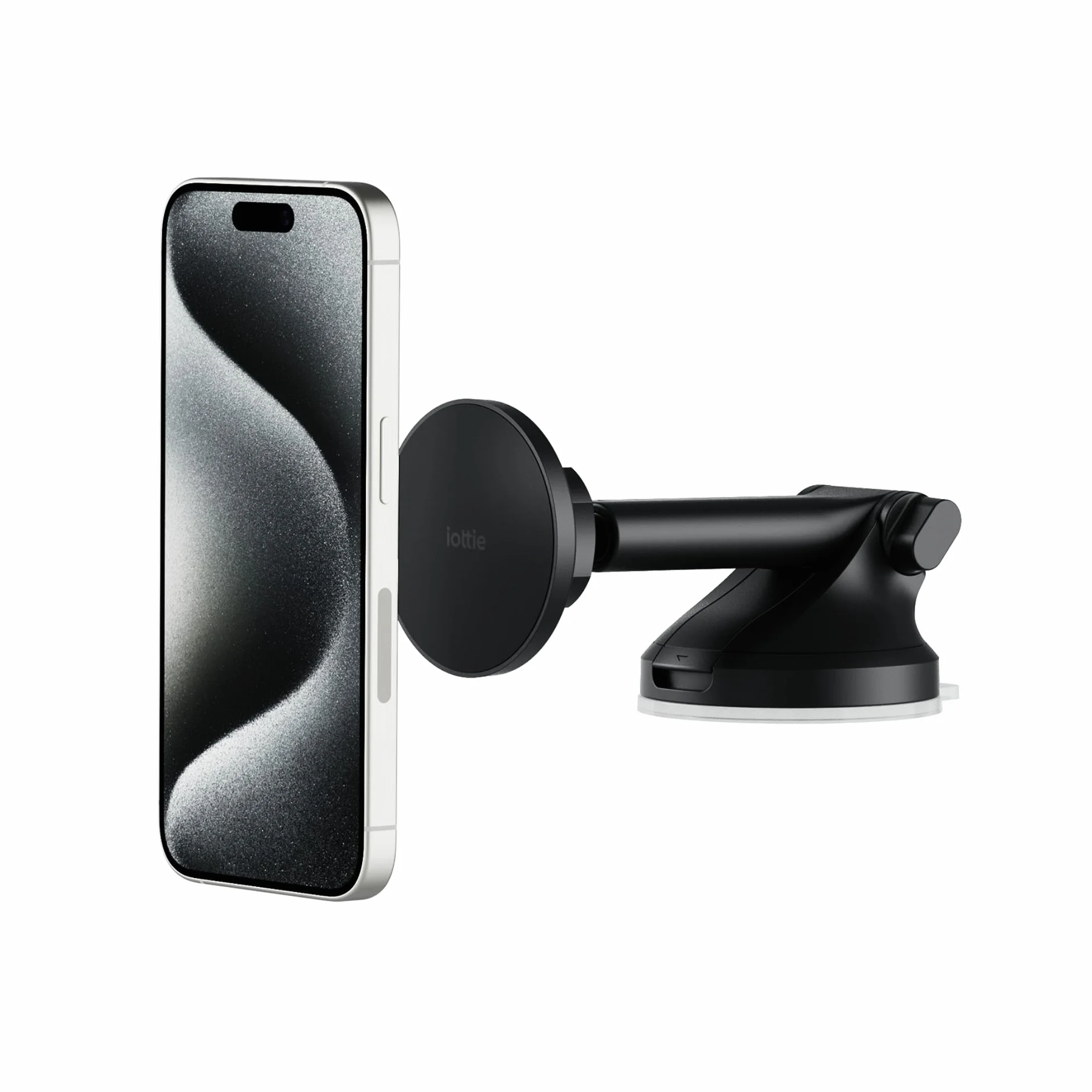 iOttie iTap 3 Magnetyczny uchwyt samochodowy na deskę rozdzielczą i przednią szybę z magnetycznym adapterem pierścieniowym. Kompatybilny ze smartfonami Qi2, MagSafe, iPhone i Android.