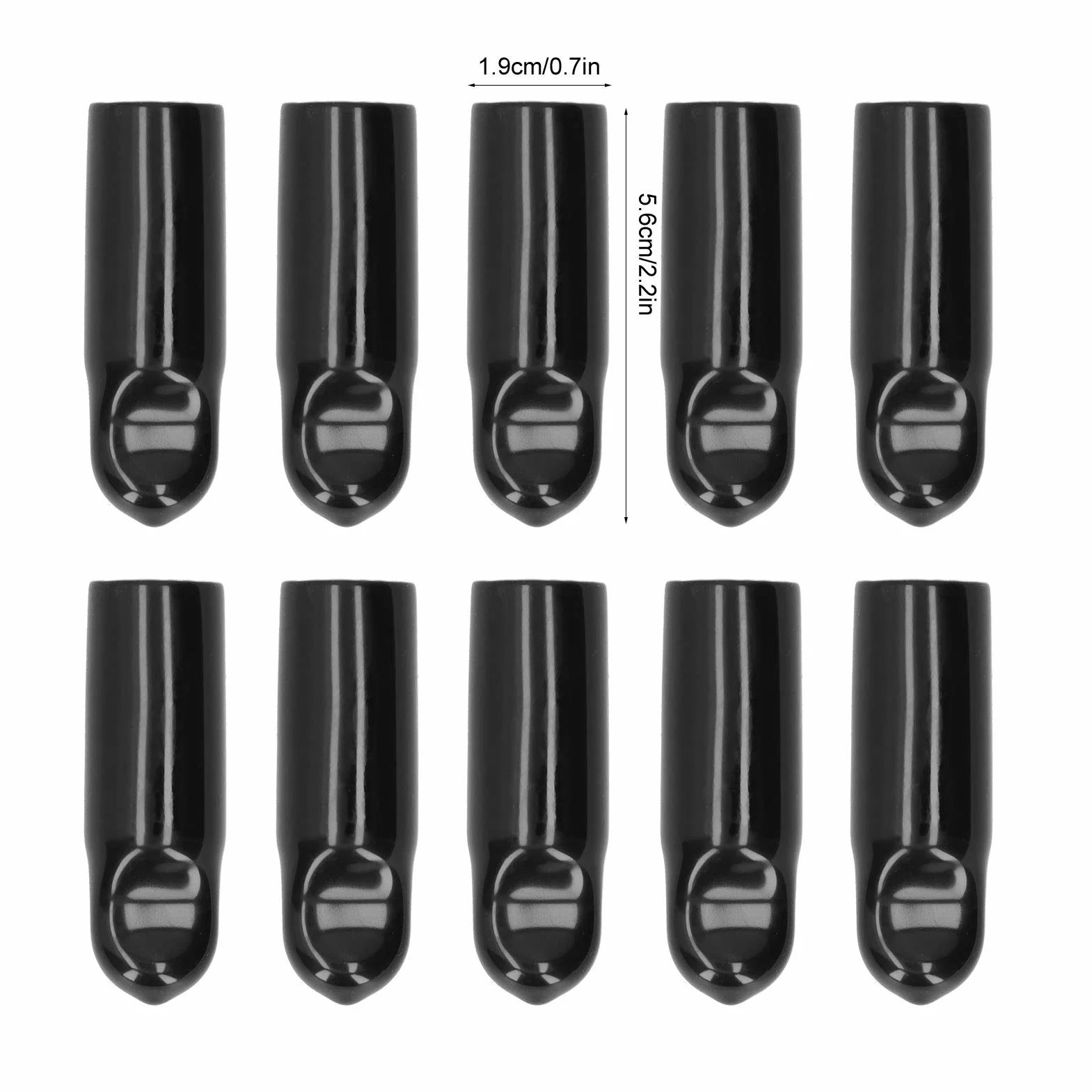 Bouchon de nettoyage robinet bière caoutchouc noir 10 pièces