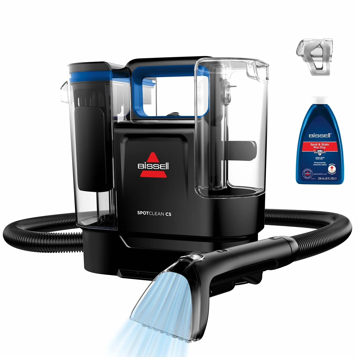 BISSELL SpotClean C5, Shampouineuse Canapé 400W, Nettoyeur Tapis Moquettes Tissus Voiture