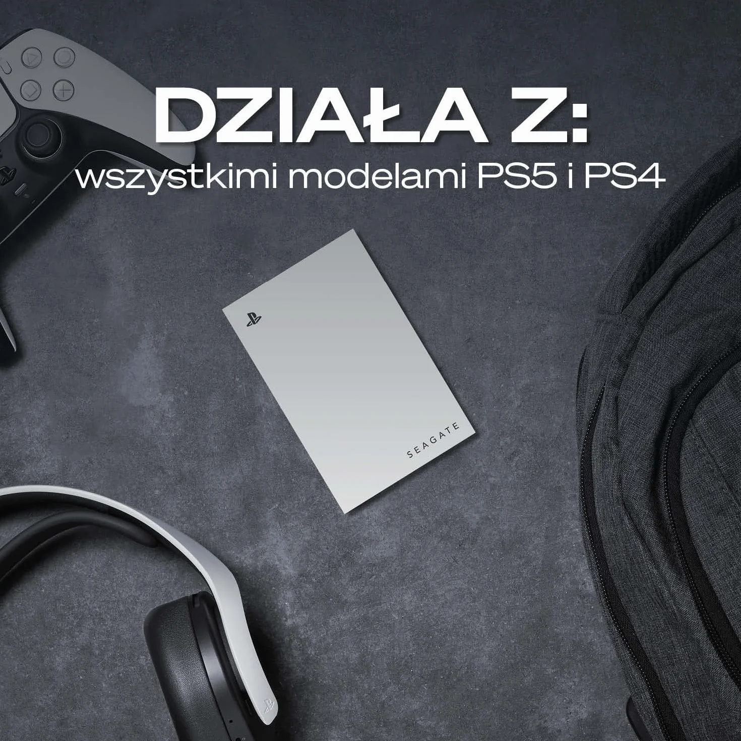 Seagate Game DrivePS4/PS5 2TB, twardy HDD, 2.5", USB 3.0, wskaźniki LED Niebieski, w tym 2 tygodnie Playstation+ (STLV2000202)