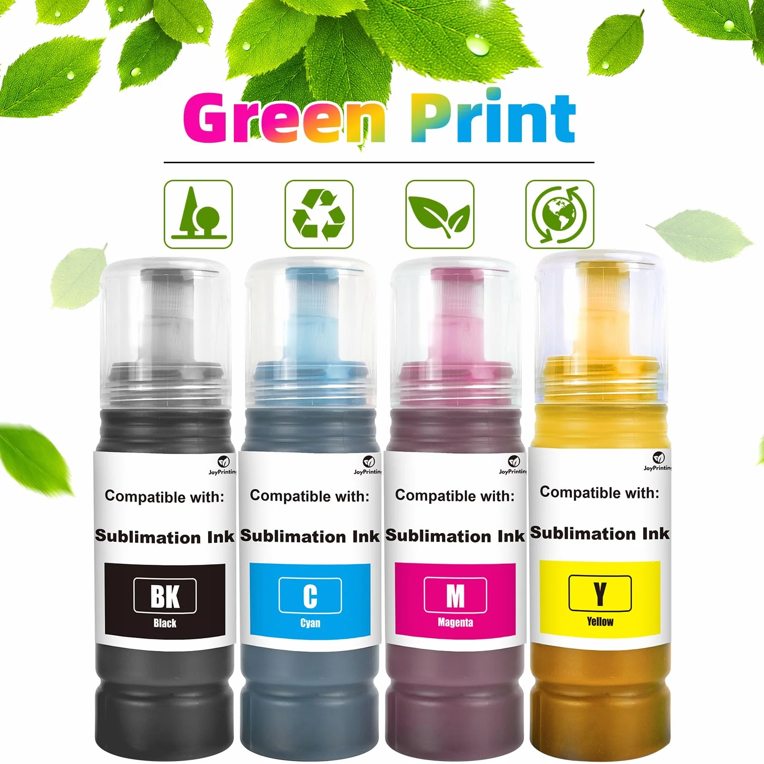 Encre de Sublimation Compatible Epson Ecotank ET-1810 ET-2710 ET-2720 ET-2810 ET-2820, 4x70ml
