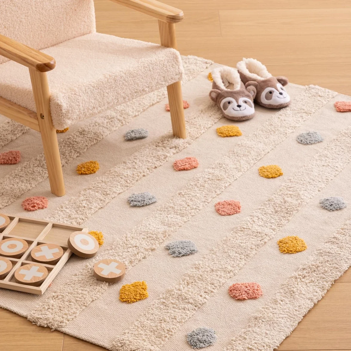 Atmosphera Tapis Enfant Coton tufté 120x170 cm