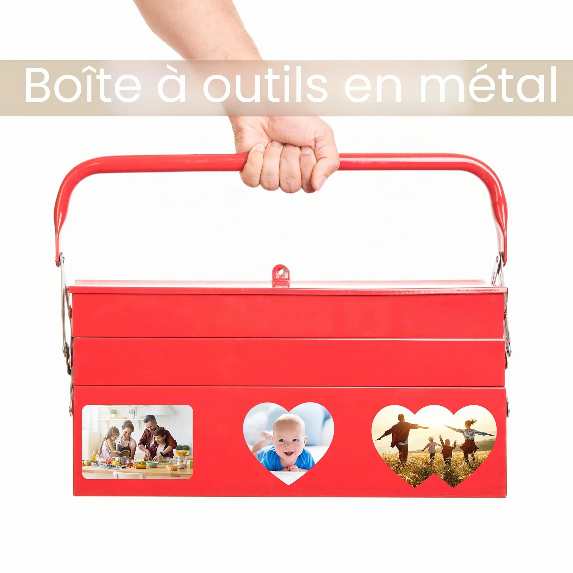 Aimant Personnalisé avec Photo, Magnet Réfrigérateur, Décoration Maison Bureau, Rectangle