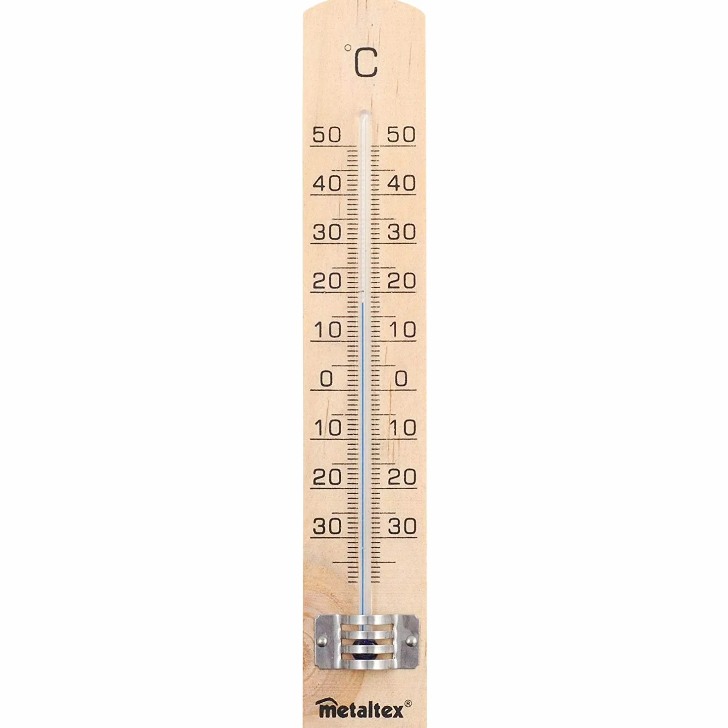 Metaltex Thermomètre intérieur Marron 3 x 18 x 0.8 cm
