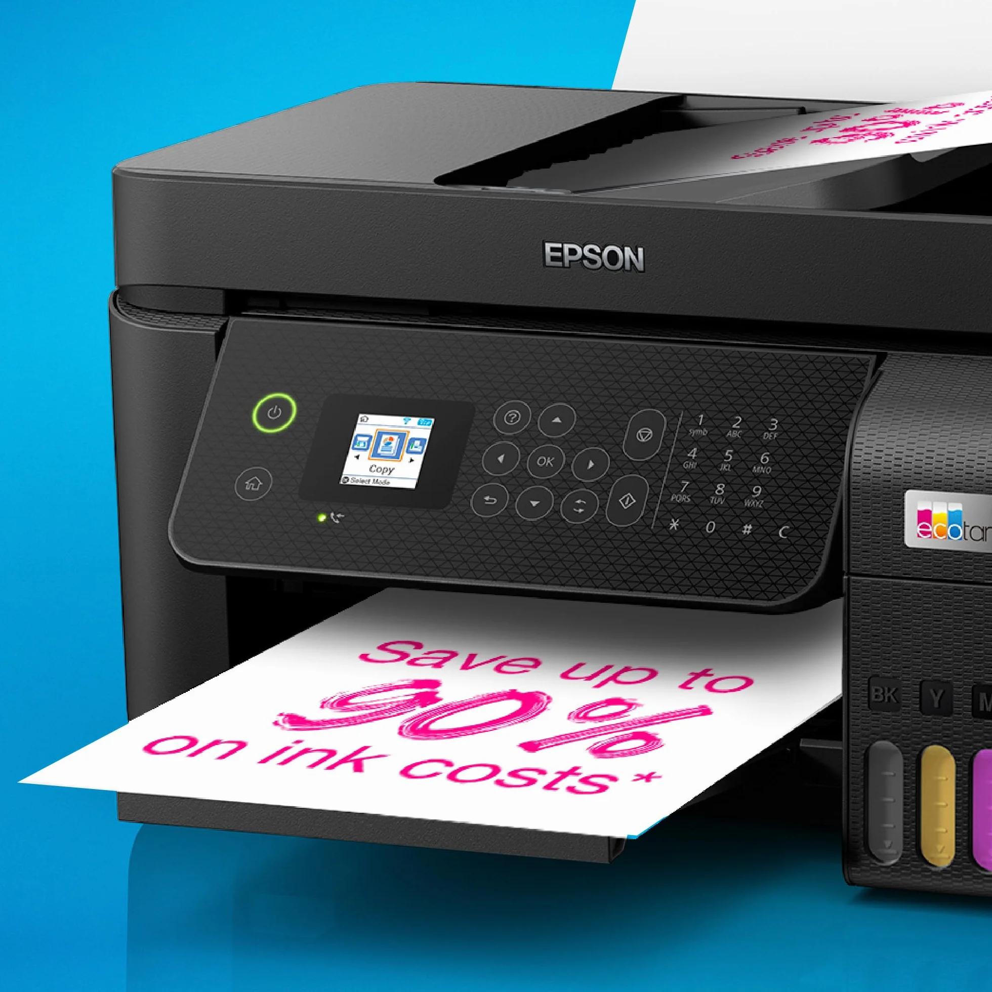 Epson EcoTank ET-4800 Imprimante Multifonction A4 Wi-Fi avec Réservoir d'Encre