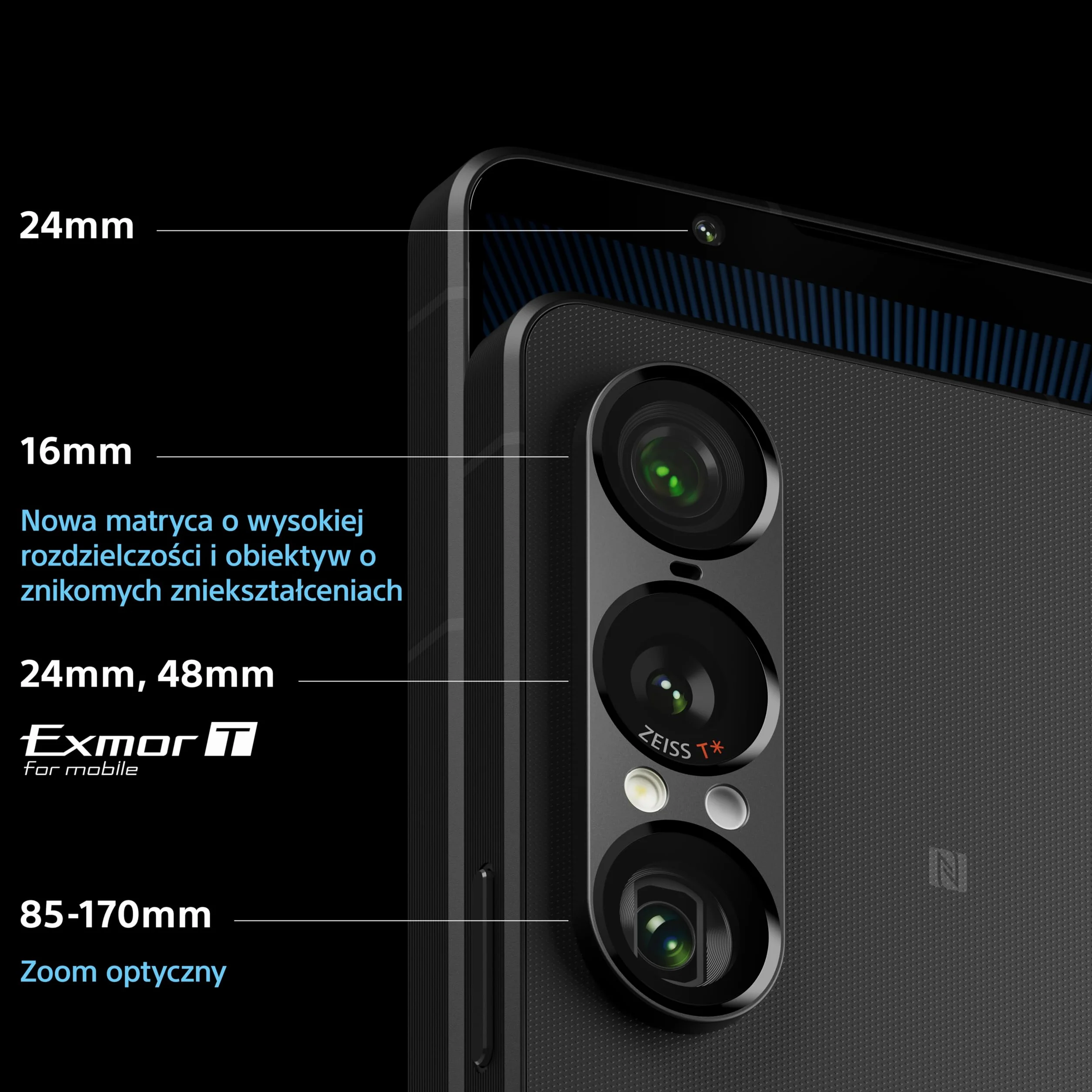 Sony Xperia 1 VII | Nowy, superszerokokątny przetwornik | Xperia Intelligence | 2 dni na baterii | Czarny