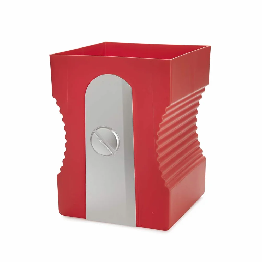 Balvi Corbeille à Papier Sharpener Rouge Forme Taille Crayon Plastique ABS PP 29cm