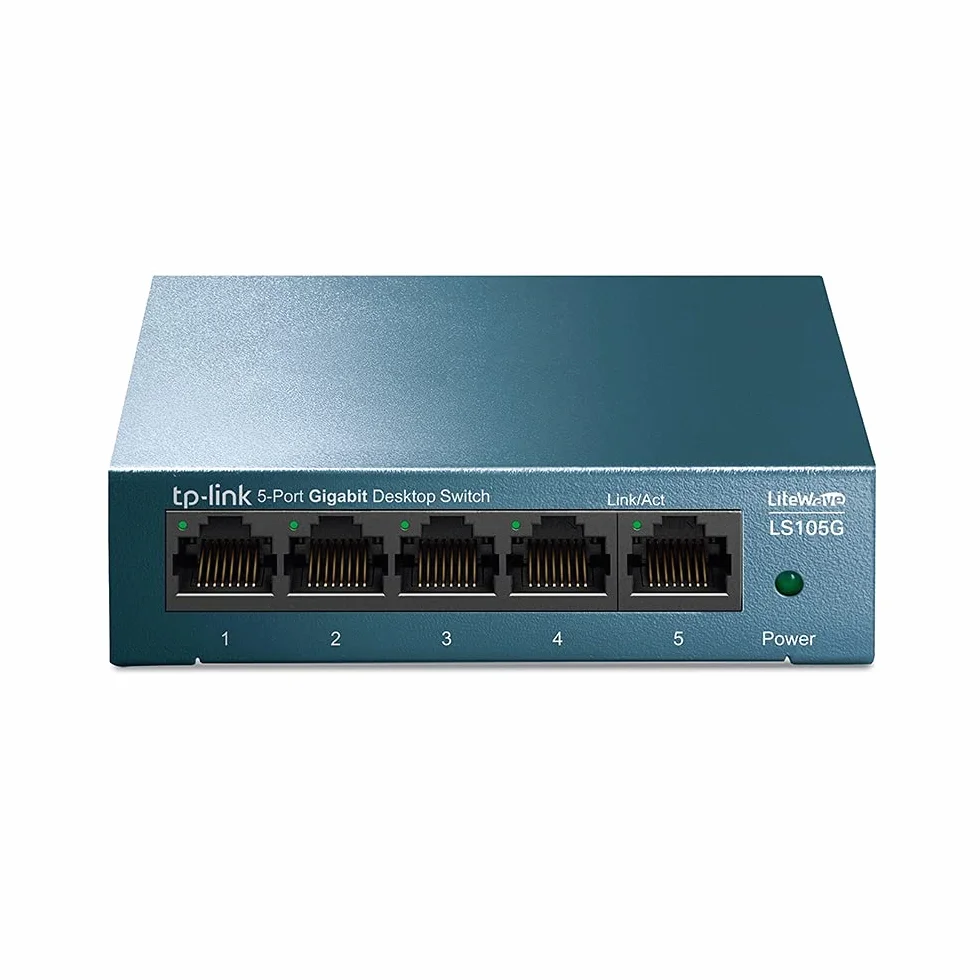 TP-Link LS105G Switch Ethernet Gigabit 5 Ports RJ45 Métallique 10/100/1000 Mbps