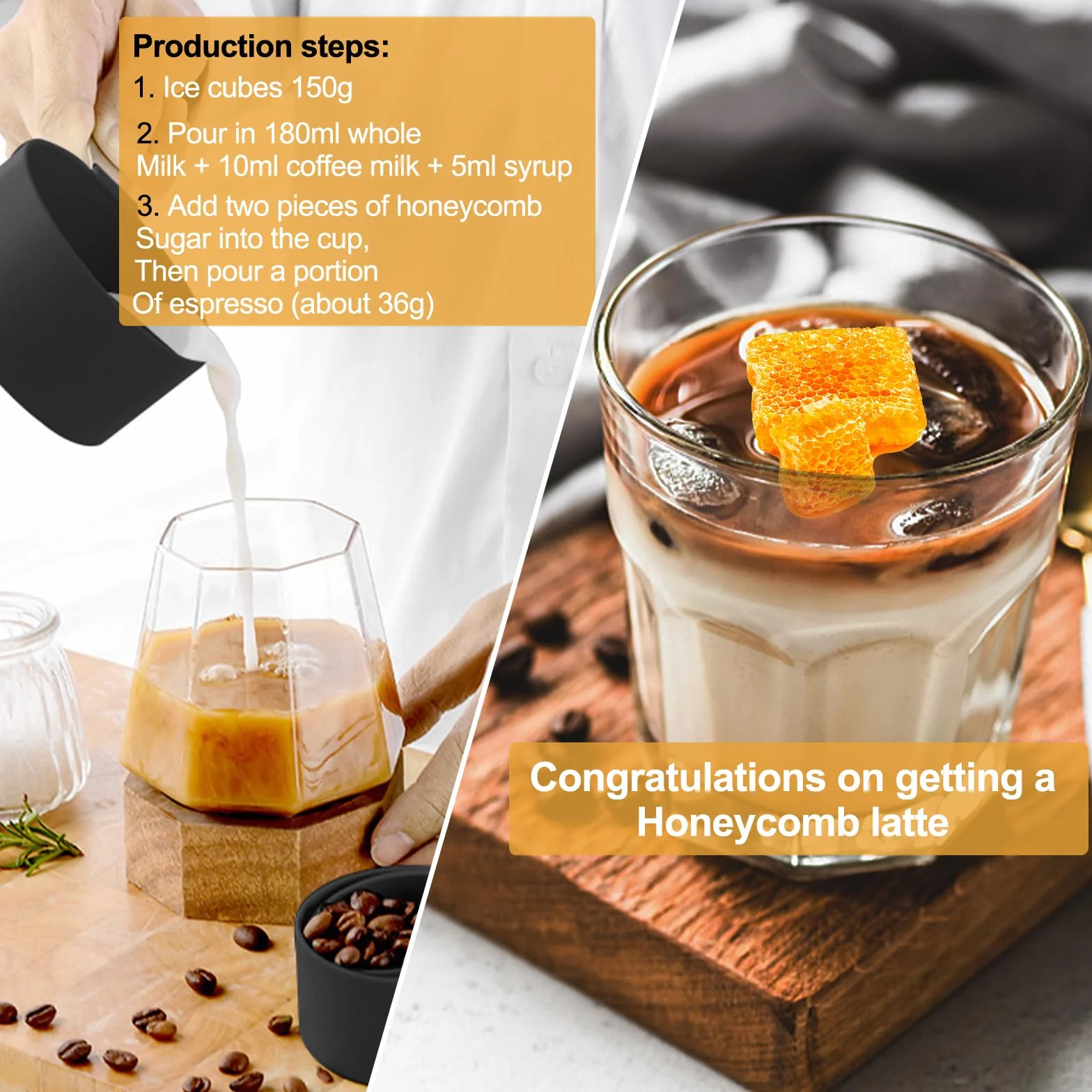 8 pièces Tasses et Cuillères à Mesurer, Lot de Cuillère Doseuse Inclure 4 Cuillère et 4 Tasses de Mesure