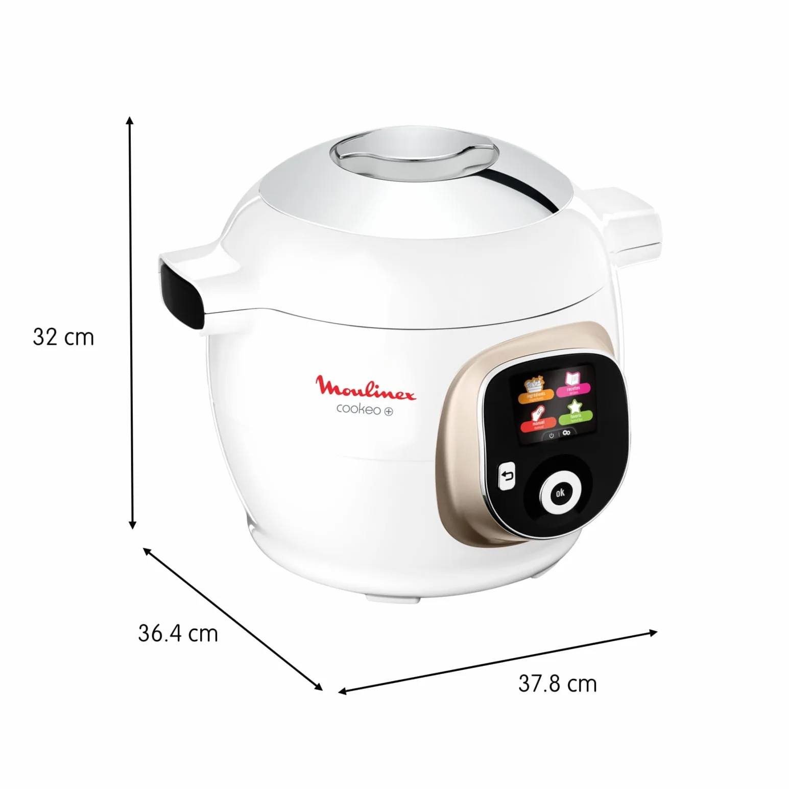 Moulinex Cookeo Multicuiseur intelligent,Capacité 6 L,Haute pression,Ecran intuitif,Guide de cuisson pas à pas+Moulinex Extra Crisp Couvercle Cookeo,Recettes croustillantes,4 programmes automatiques