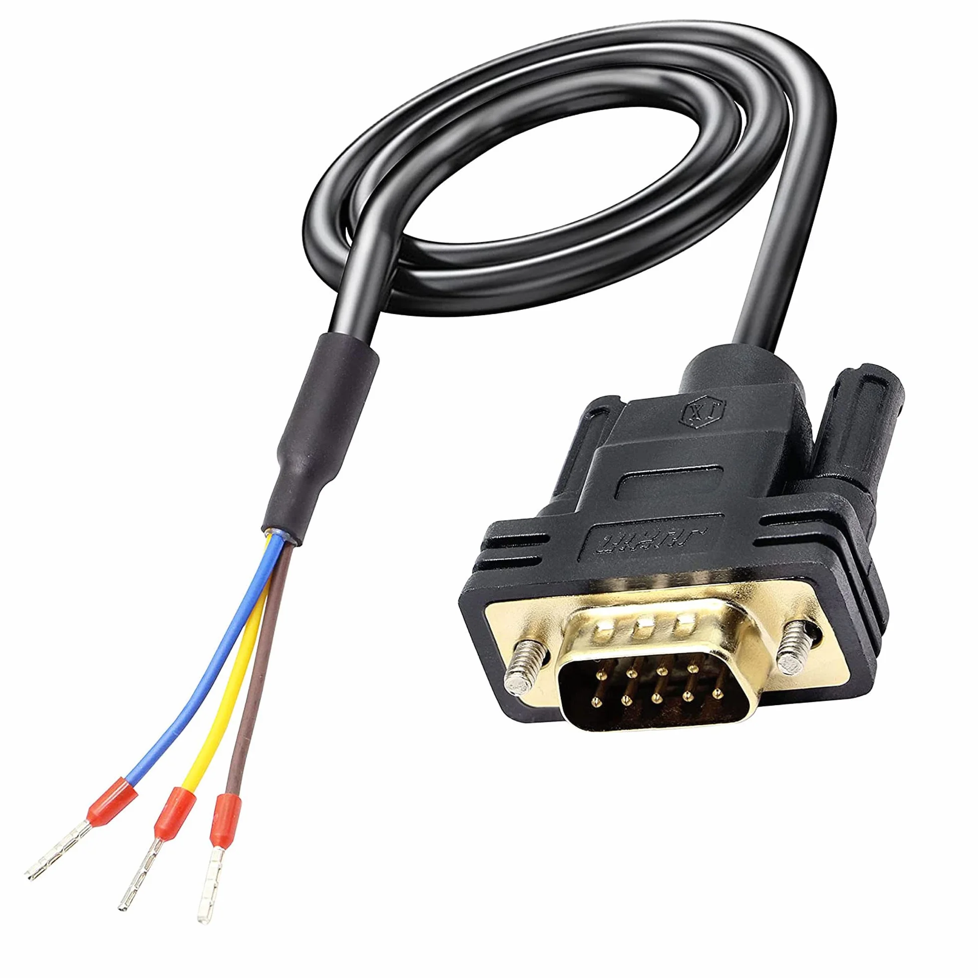 Złącze DB9 RS232 kabel portu szeregowego adaptery DB9 bez lutowania 9-pinowy port COM Breakout kabel zamienny zamówienie: 235 (męski)