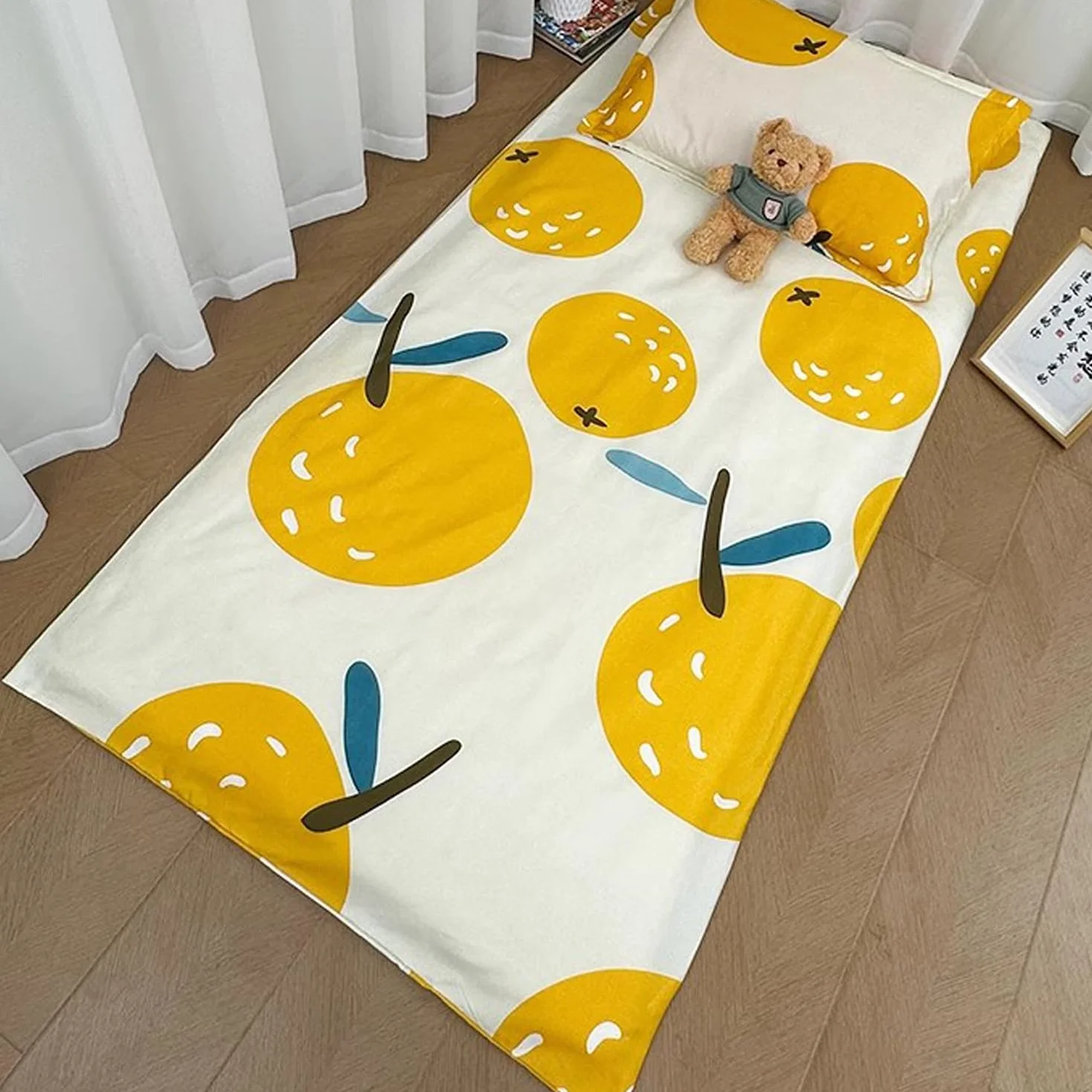 Housse Futon pour Matelas Japonais 70 x 200cm Anti-Poussière Confortable