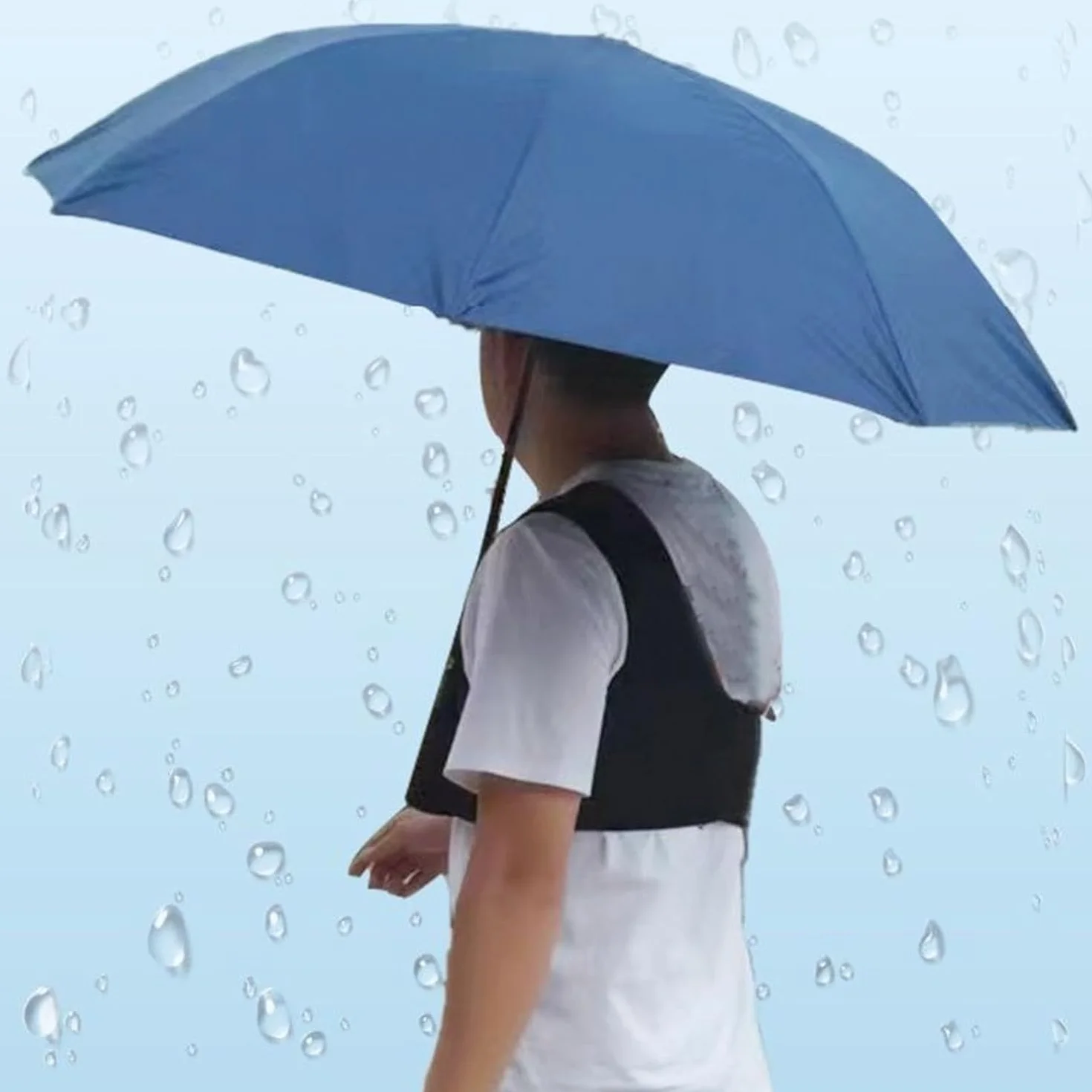 Support de parapluie portable jardinage ZBH1985 avec sangle réglable mains libres