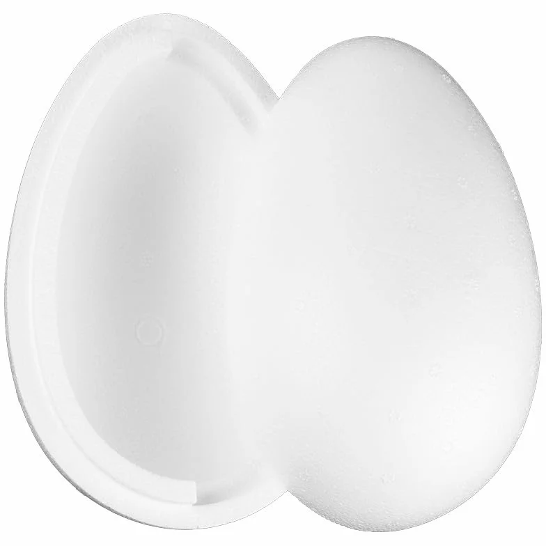 Ideen mit Herz Œuf en polystyrène 16 cm - 2 pièces - Grand divisible