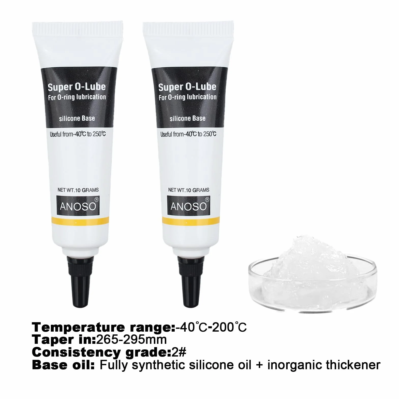 Graisse Silicone pour Machine à Café Automatique 2 Tubes de 10g Universelle Joint Torique