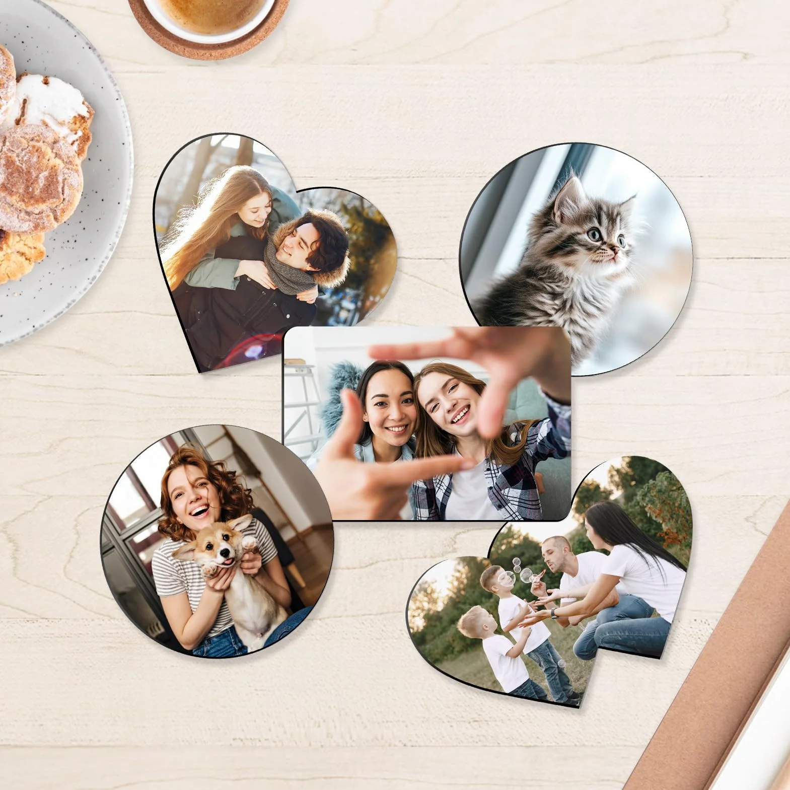 Magnet Frigo Personnalisable Aimant Frigo Cadre Photo Personnalisé Magnet Bild, Kühlschrank Personalizzato de Réfrigérateur Cadeau Original