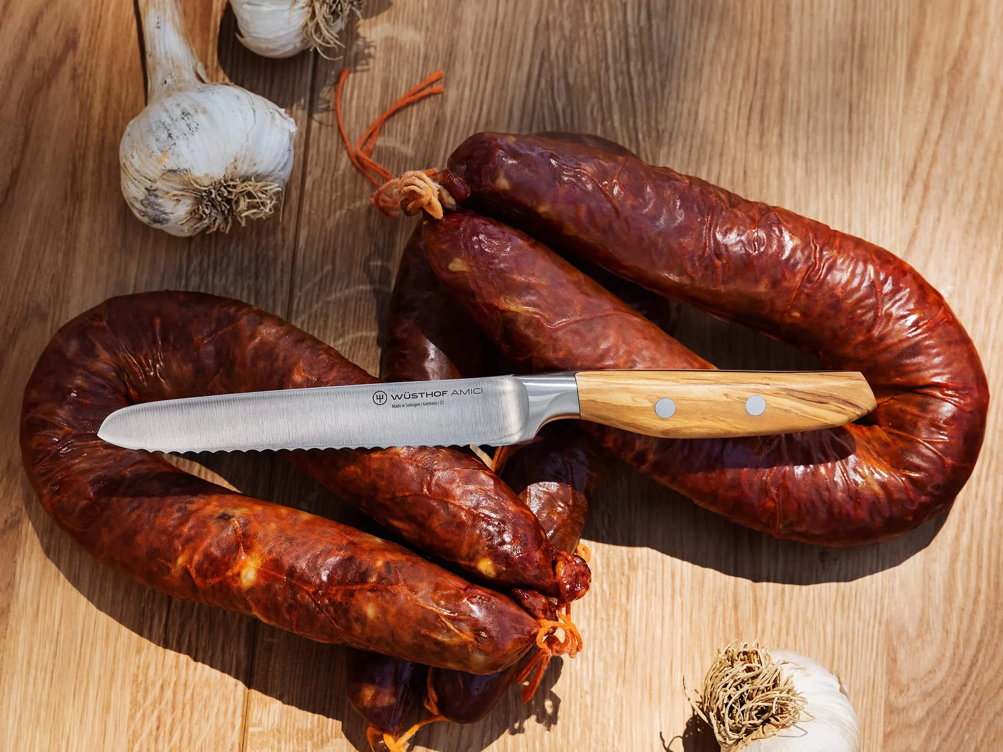 WÜSTHOF Amici Couteau à saucisson 14 cm