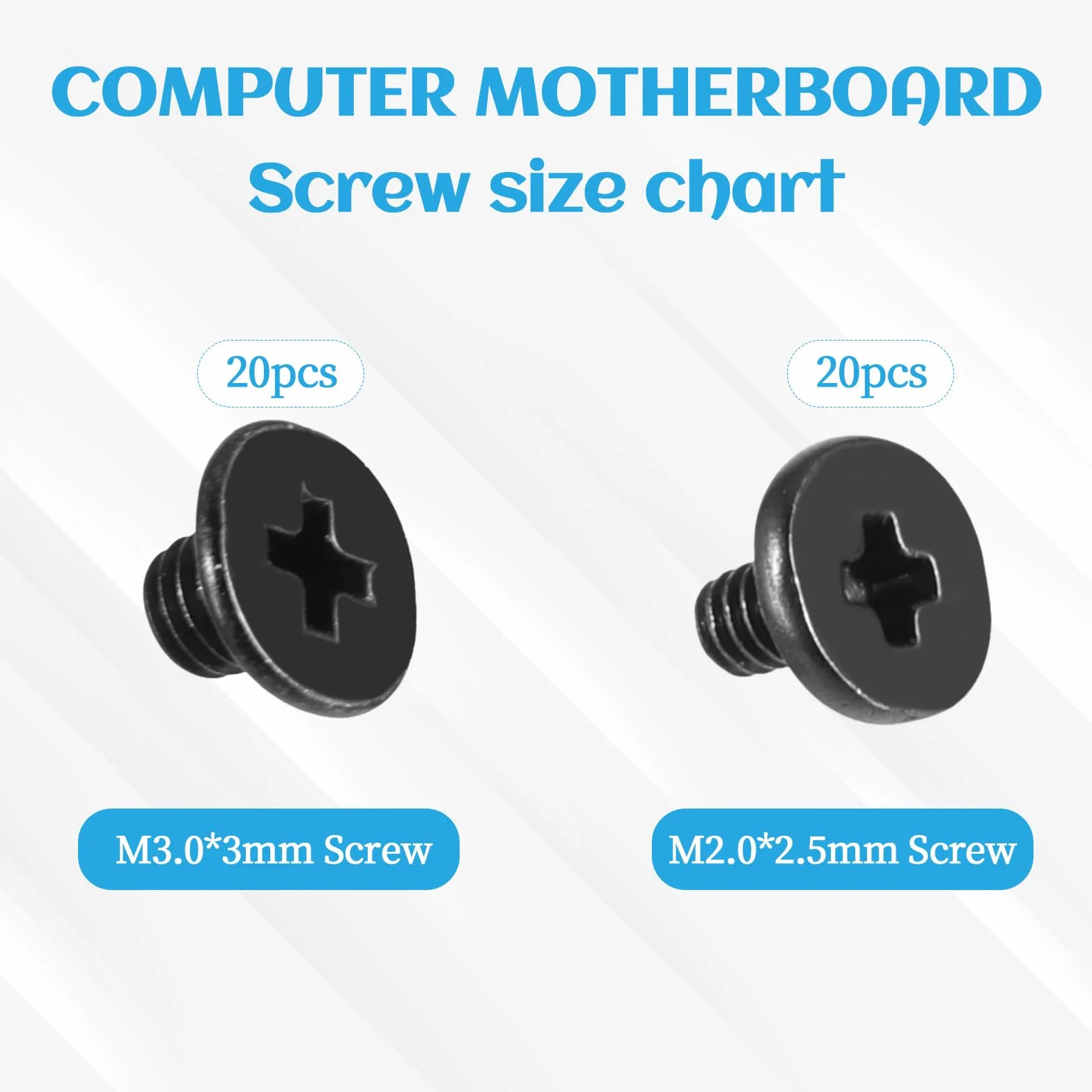 40 szt. śruby M.2 PC zestaw śrub M2 śruby SSD do laptopa płyty główne