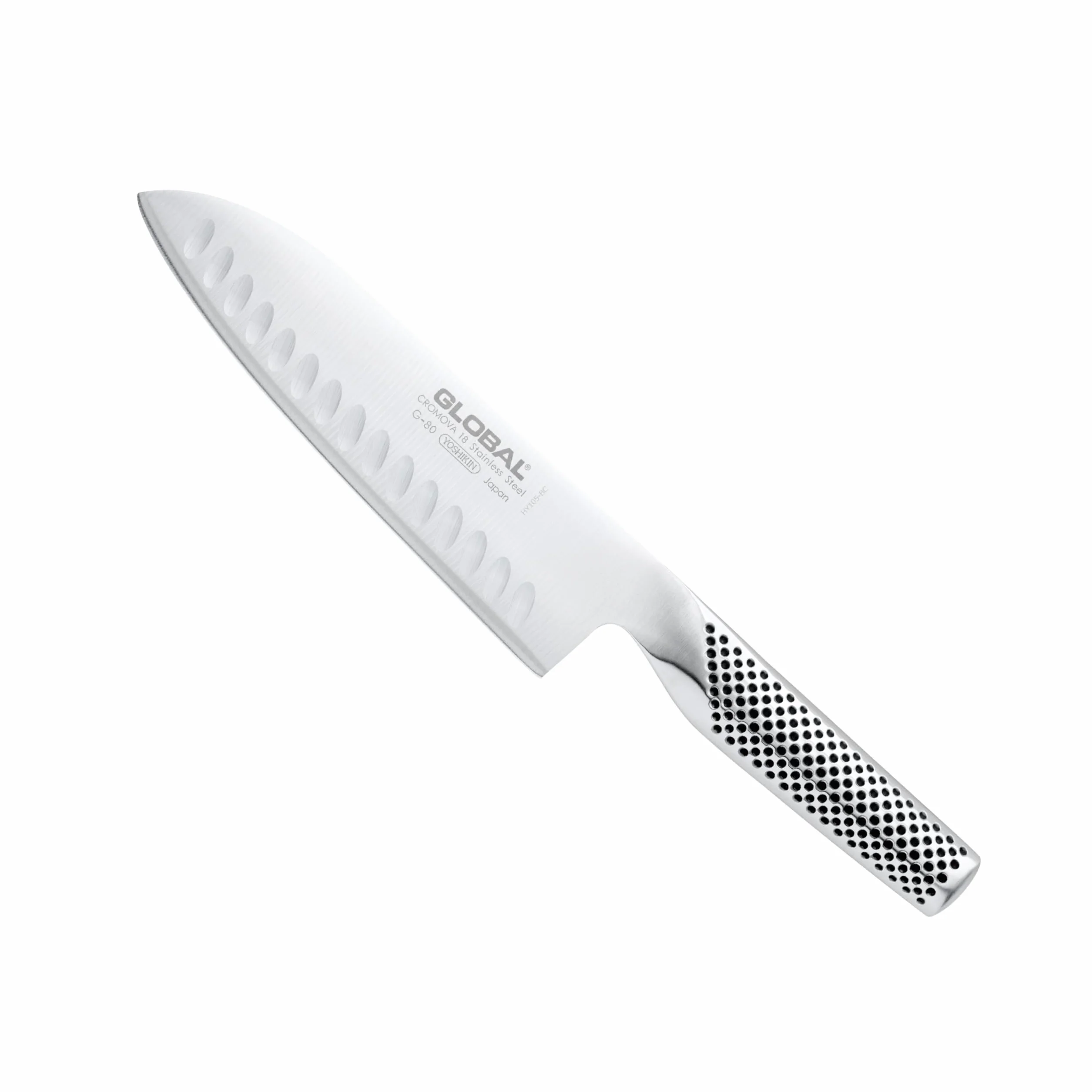 Global Design Concepts G80 (ancien sigle : G48) Santoku alvéolaire 18 cm