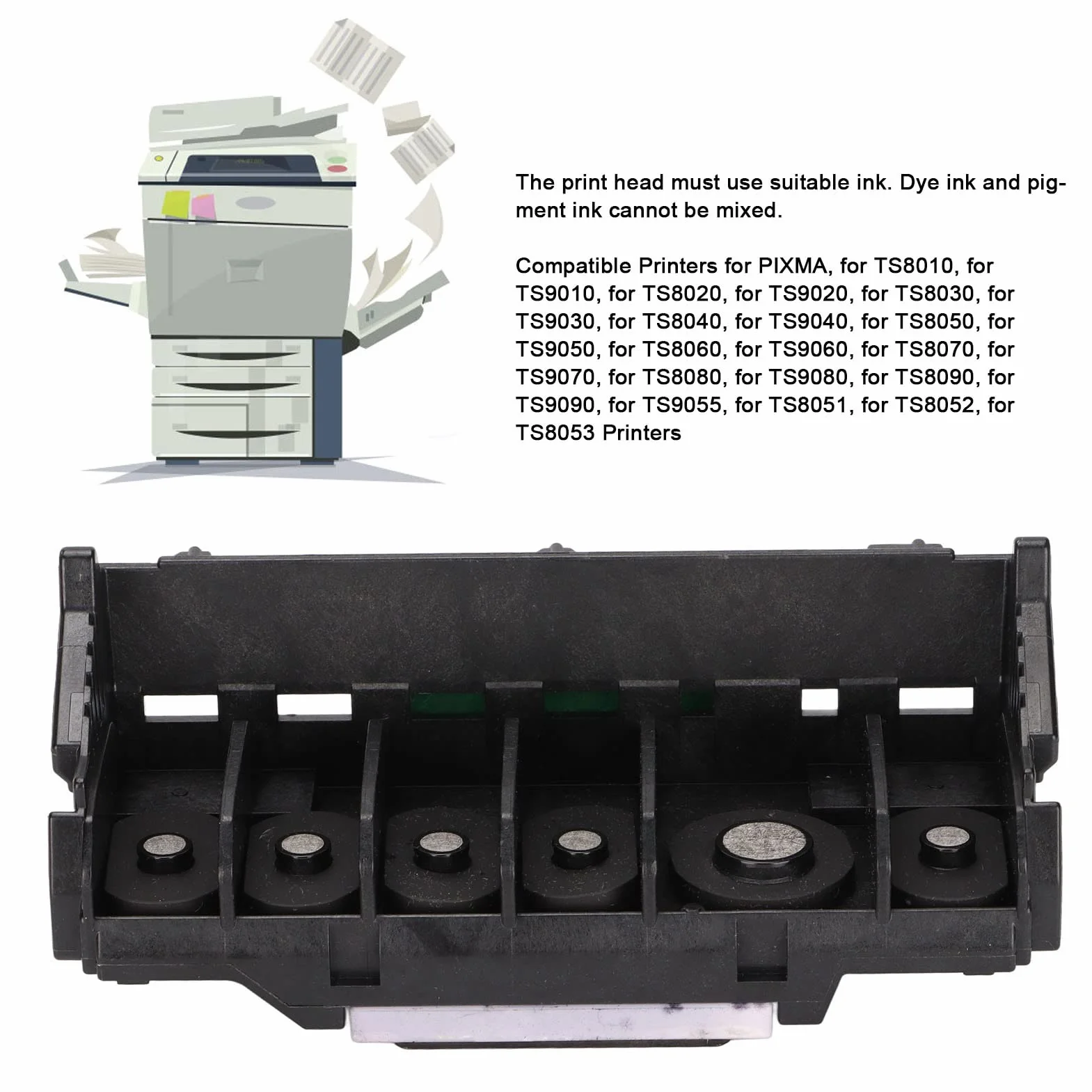 QY6-0090 Tête d'impression de Remplacement pour IP7210 TS8020 Z TS9020 TS8040 TS8050 TS8070