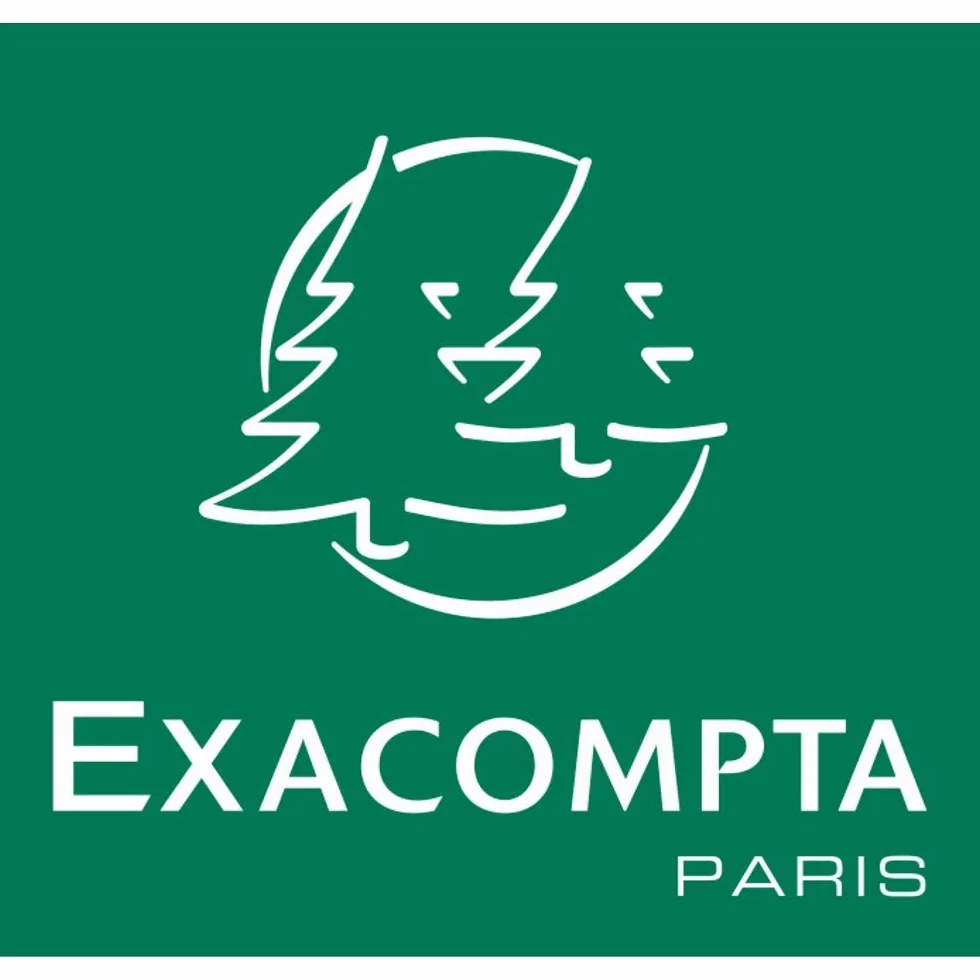 EXACOMPTA Corbeille à papier ECOBIN bleu glacé transparent