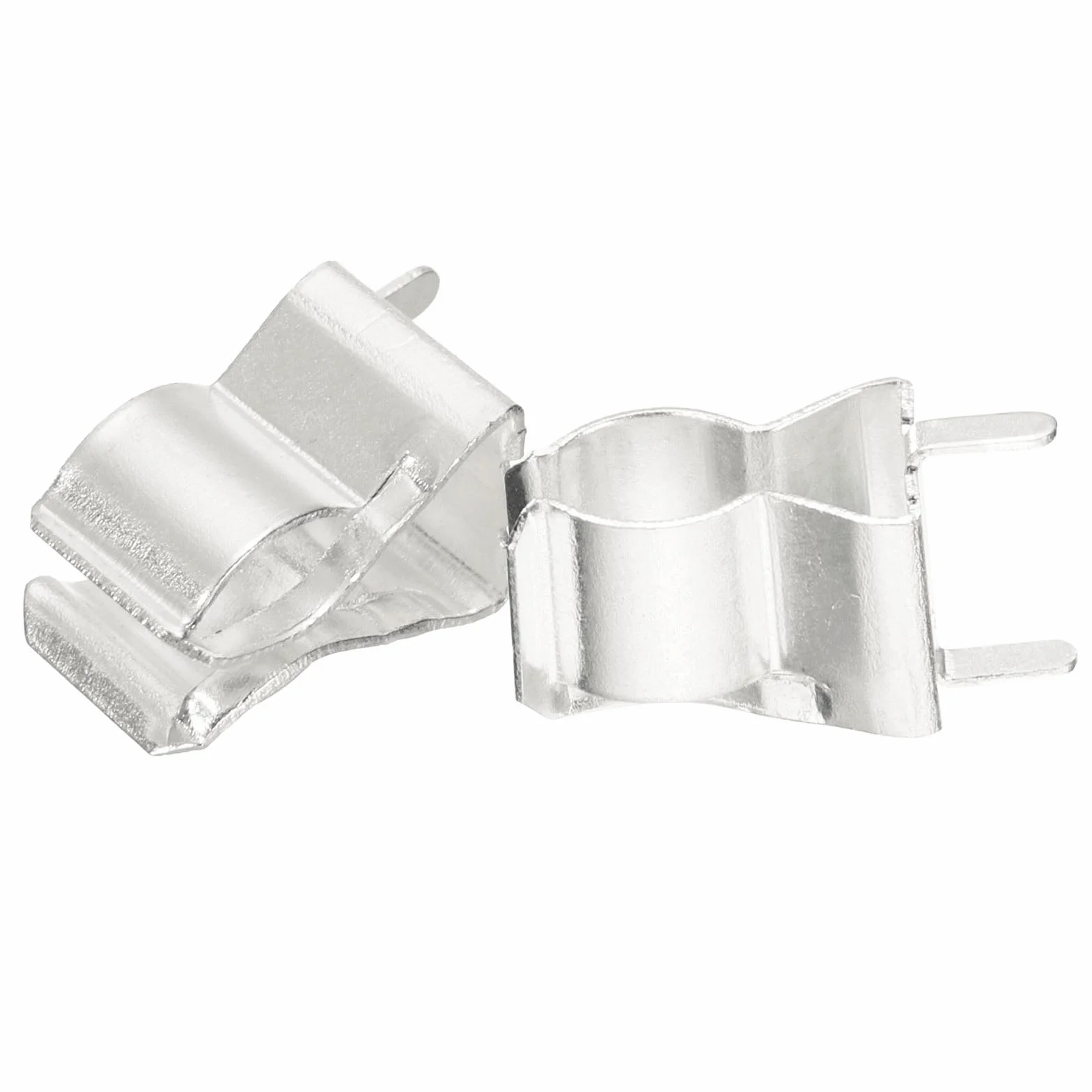 QUARKZMAN 10 sztuk bezpieczników zaciskowych do 6 x 30 mm szklana ceramiczna rura uchwyt zaciskowy szklana ceramiczna rura uchwyt zaciskowy mosiężny klips bezpiecznik klips srebrny