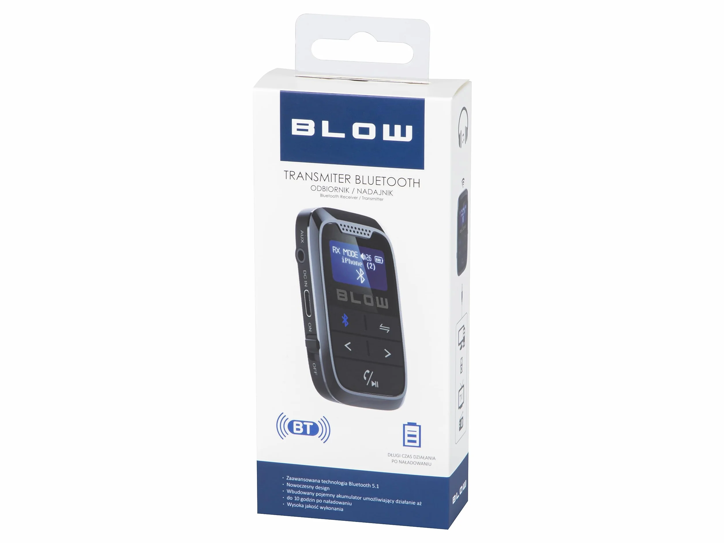 BLOW TRANSMITER ADAPTER BLUETOOTH 5.1 NADAJNIK JACK