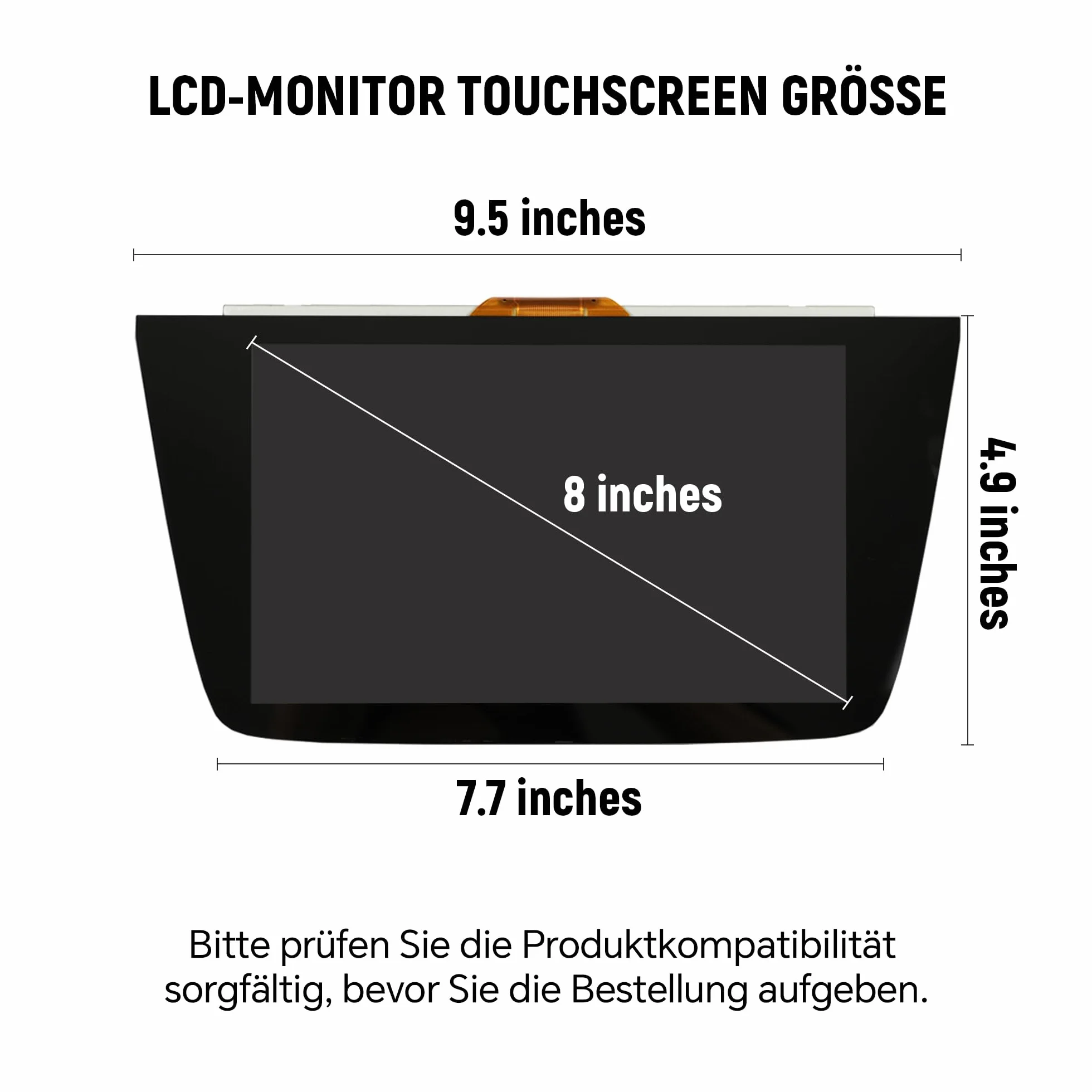 Wyświetlacz LCD ekran dotykowy do Opel Astra k Vauxhall Navi 900 monitor GPS nawigacja digitizer auto LQ080Y5DZ06 LQ080Y5DZ10 ekran