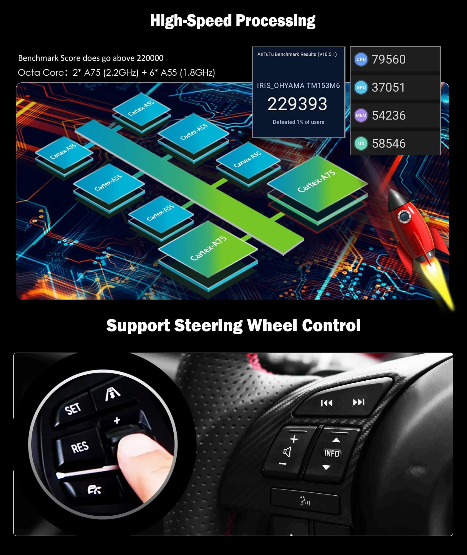 Erisin radio samochodowe 7 cali 8-rdzeniowe 4GB+64GB z systemem Android 14, Bluetooth, nawigacja GPS dla FIAT Bravo 2007-2014, bezprzewodowe CarPlay, Android Auto, WiFi, DSP, DAB+, USB, FM, RDS