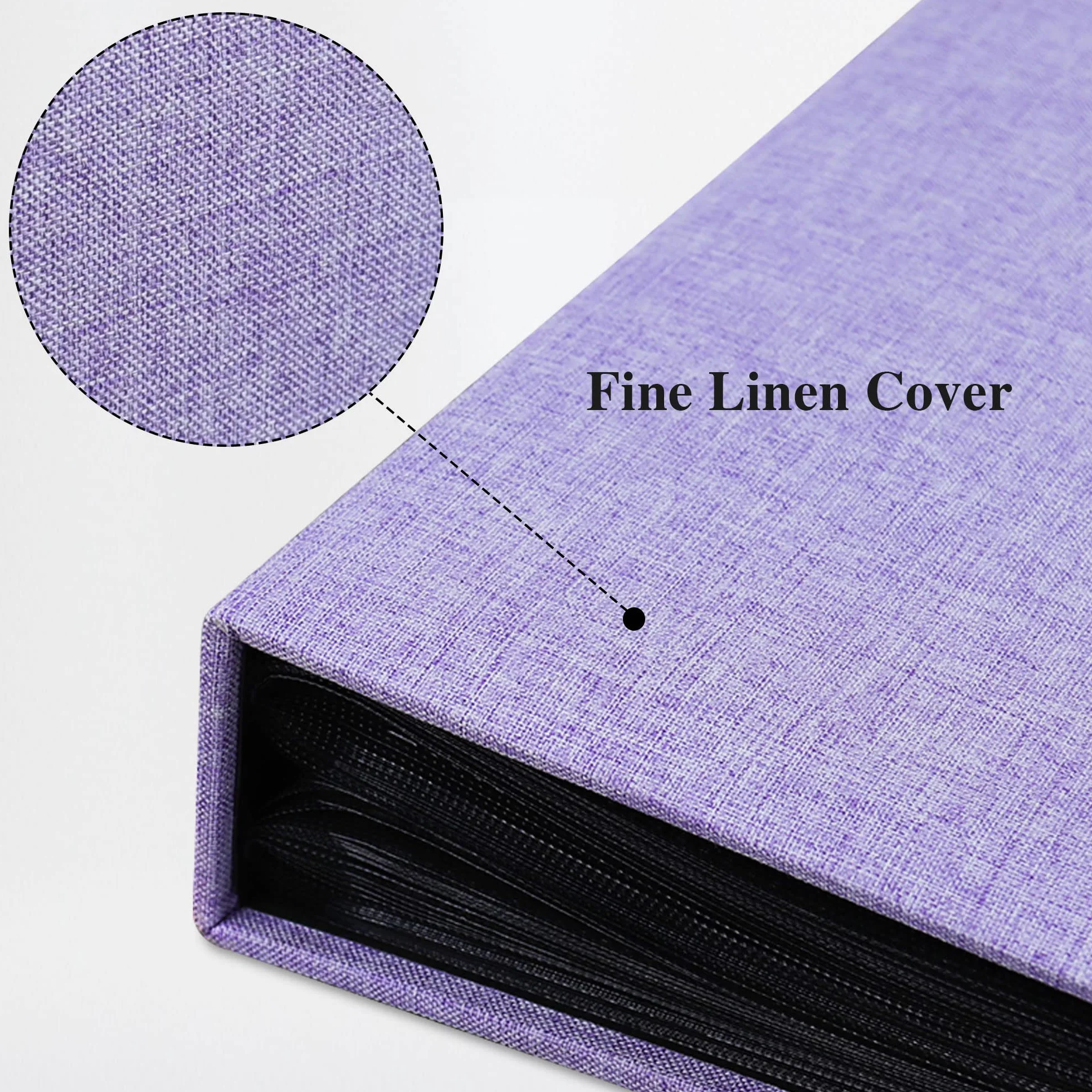 Vienrose Album Photo Traditionnel 10x15 cm 300 Pochettes Couverture Lin Grand Format