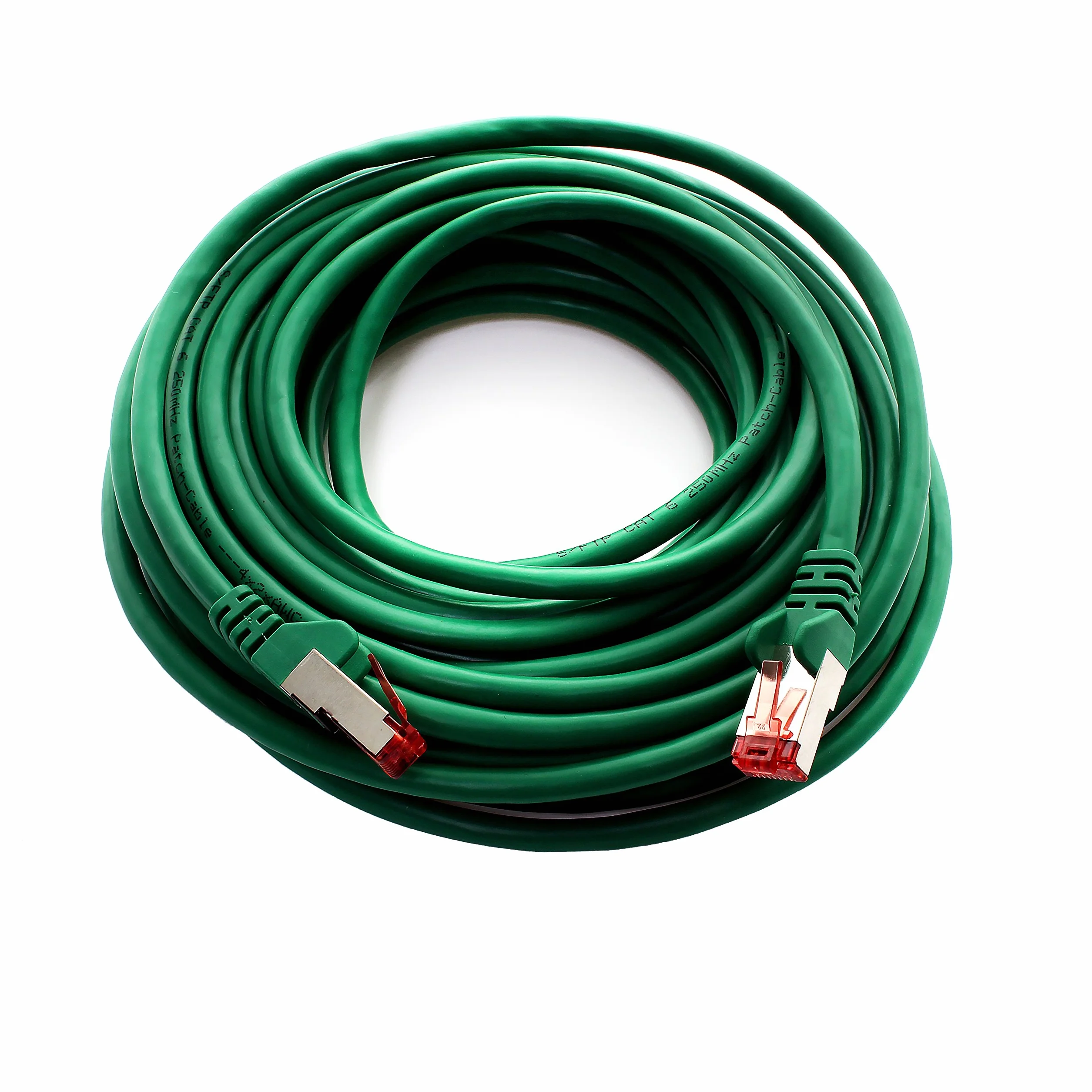 Câble réseau Cat6 15m Ethernet vert Lankabel SFTP 1000 Mbit/s