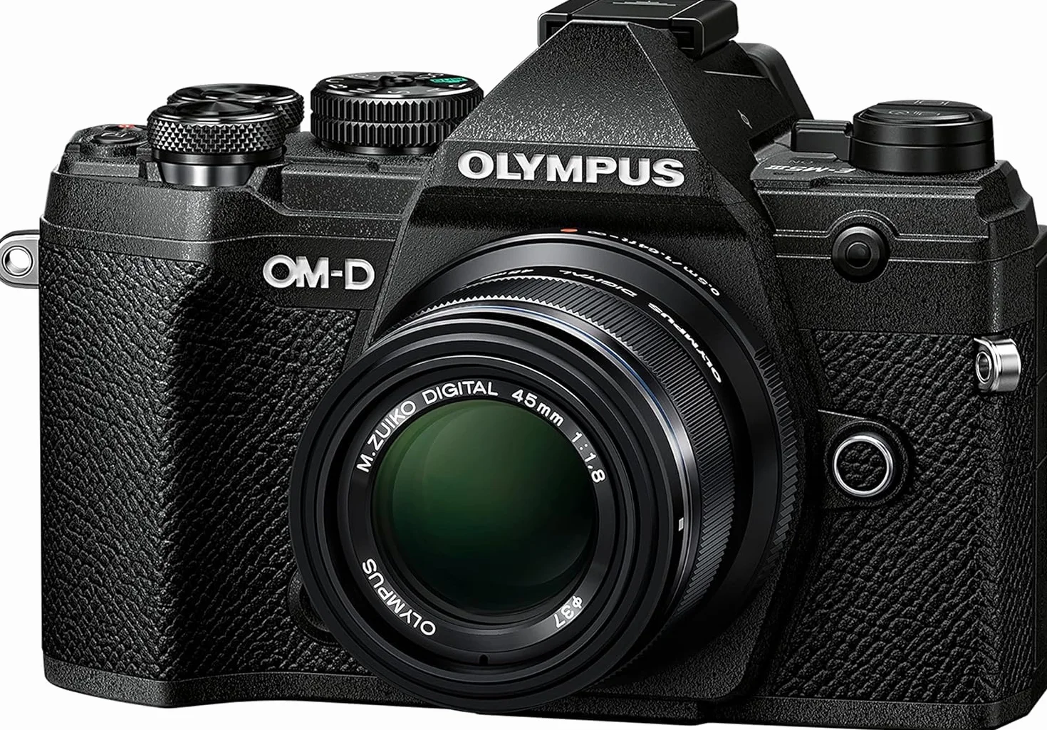 Obiektyw Olympus M.Zuiko Digital 45 mm F1.8, szybka stała ogniskowa, odpowiedni do wszystkich aparatów MFT (modele OM SYSTEM OM-D i PEN, Panasonic serii G), czarny
