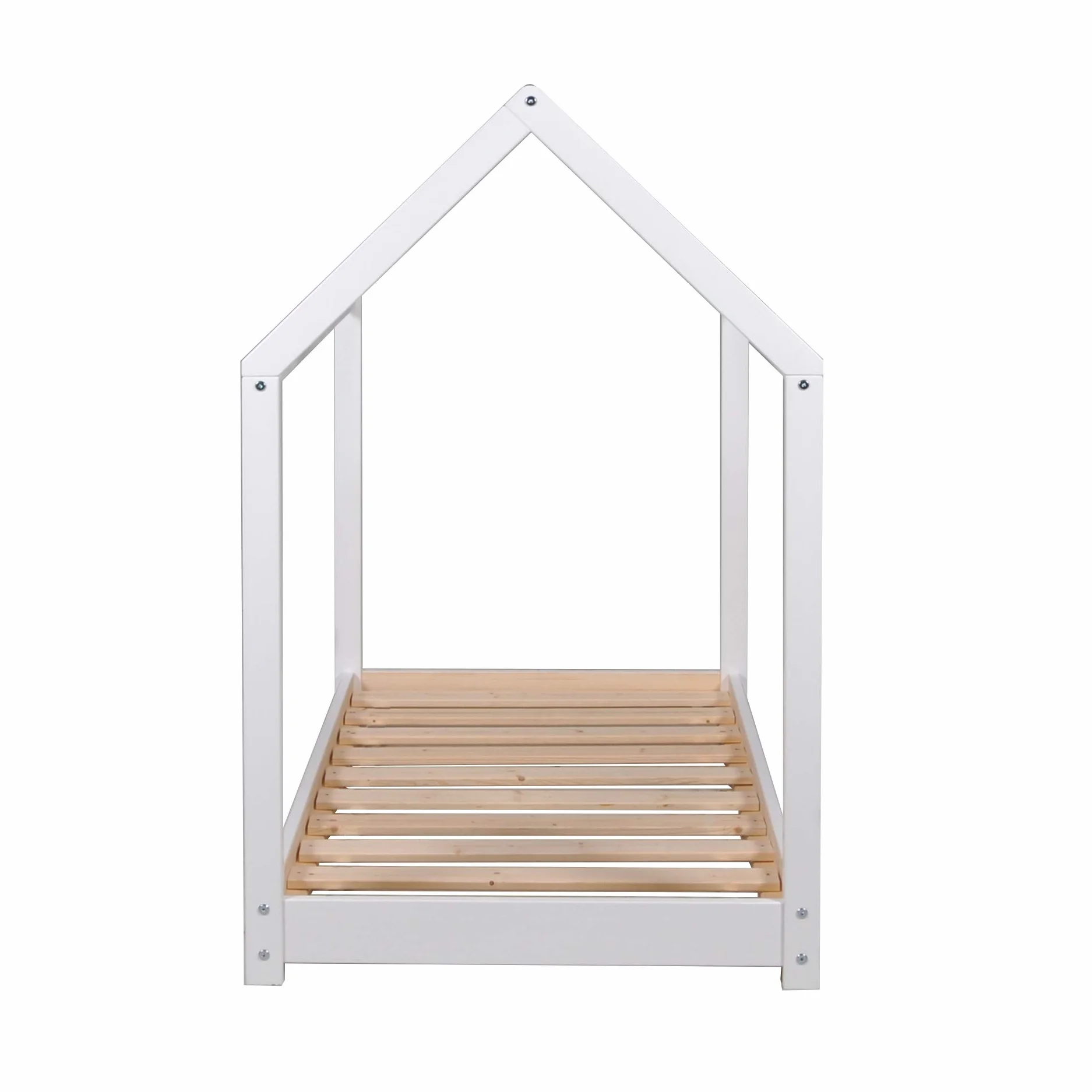 PANDA Lit Cabane 90x190cm, blanc