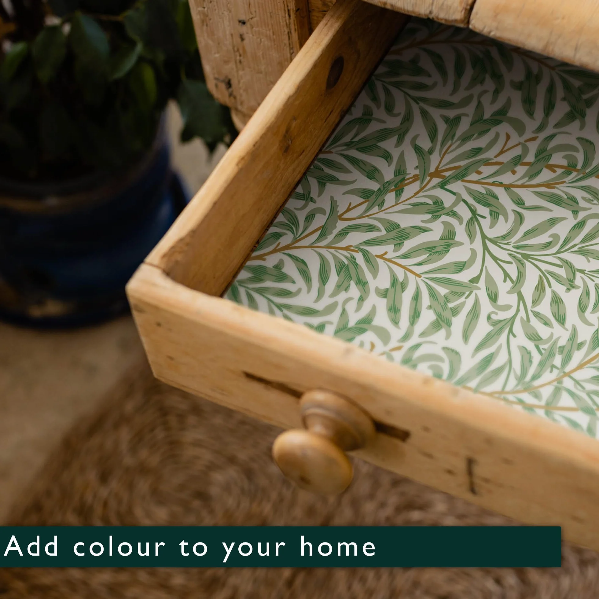 The Master Herbalist Tapis de tiroir parfumés néroli bergamote Motif William Morris Lot de 5 Feuilles huiles essentielles Fabriqué Royaume-Uni