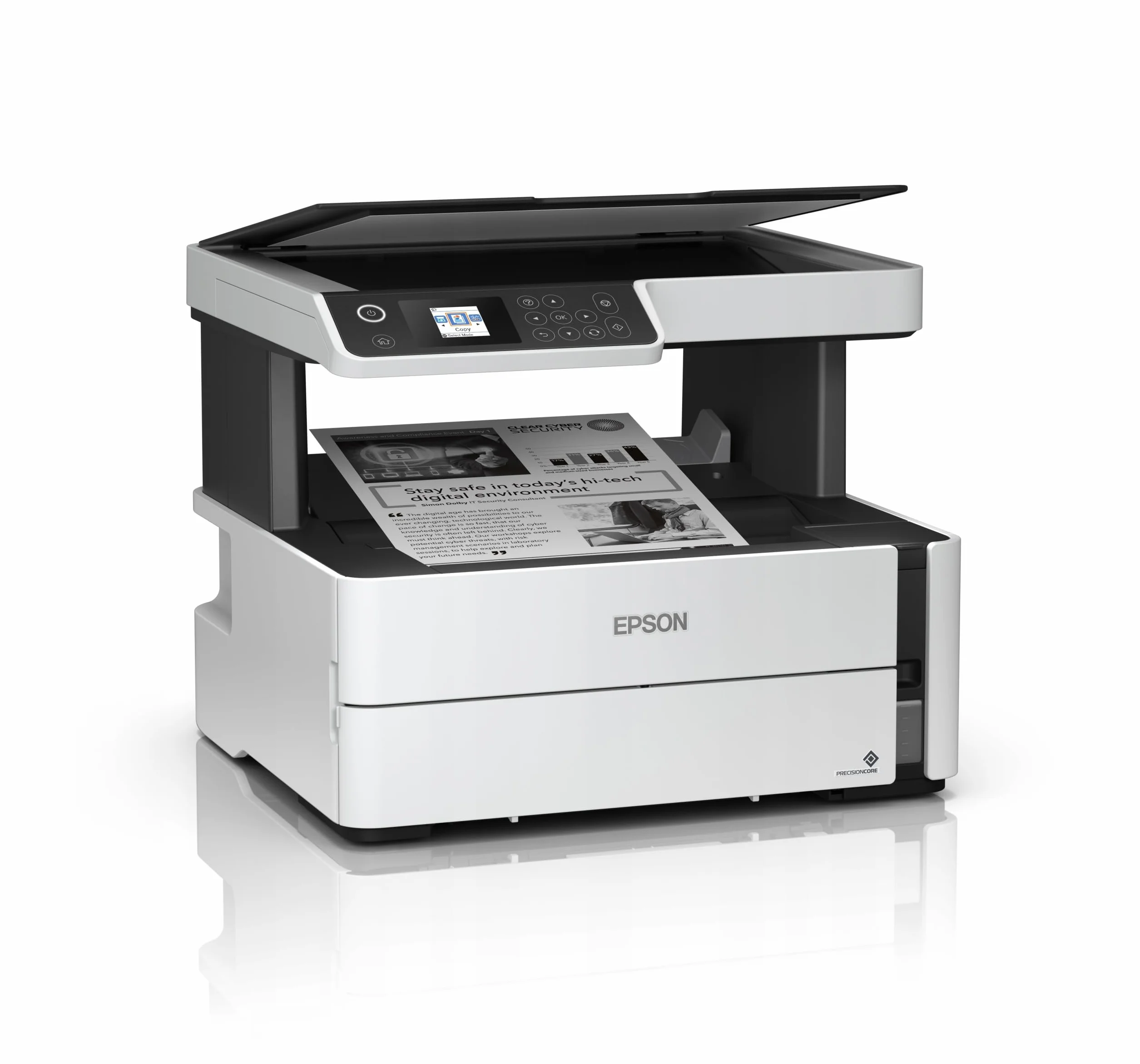 Epson Ecotank M2170 Tintenstrahl A4 1200 x 2400 Dpi 39 Seiten Pro Minute Wlan