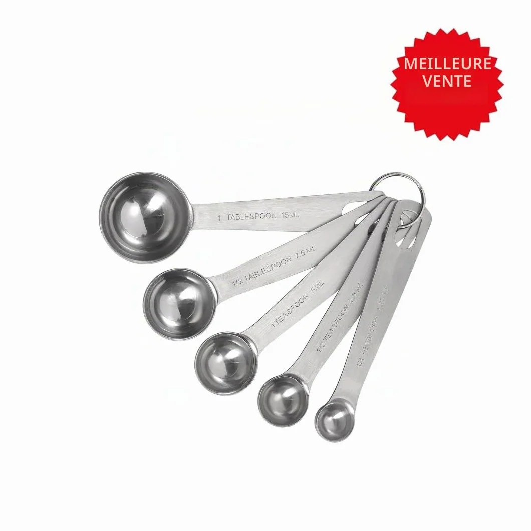Tala Cuillères Doseuses Lot de 5 Acier Inoxydable Mesure Pâtisserie Épices