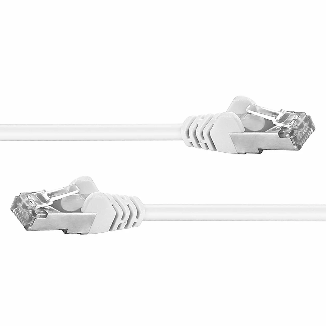 Câble Patch CAT6a S/FTP PIMF Ethernet LAN RJ45 Cuivre 100% CU 1,5m Blanc PremiumCord