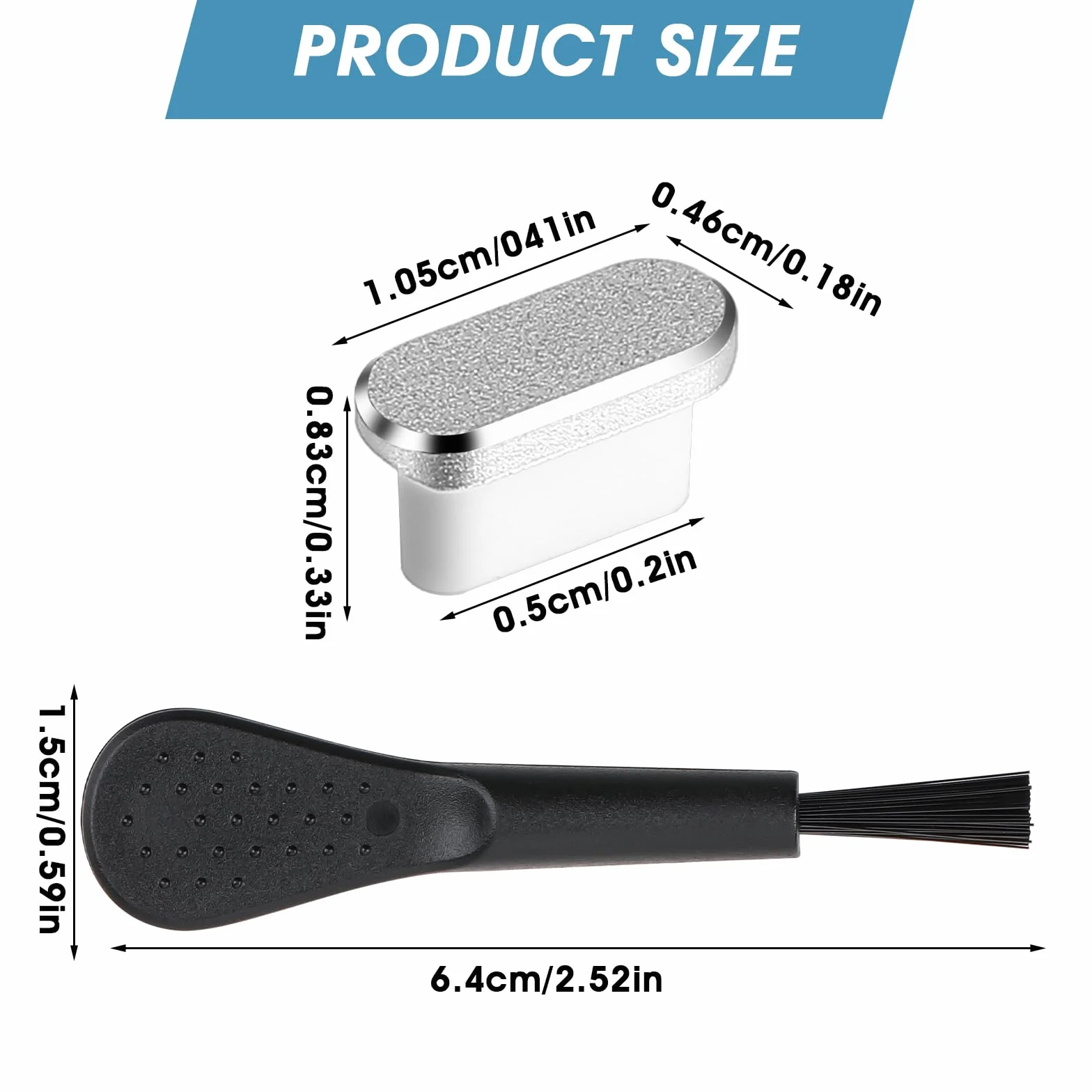 Metalowa wtyczka przeciwpyłowa USB-C, 4 szt., typ C, metalowa wtyczka do czyszczenia, wtyczka portowa USB-C, ochrona przed kurzem, zaślepki, przyłącze ładowania, USB-C