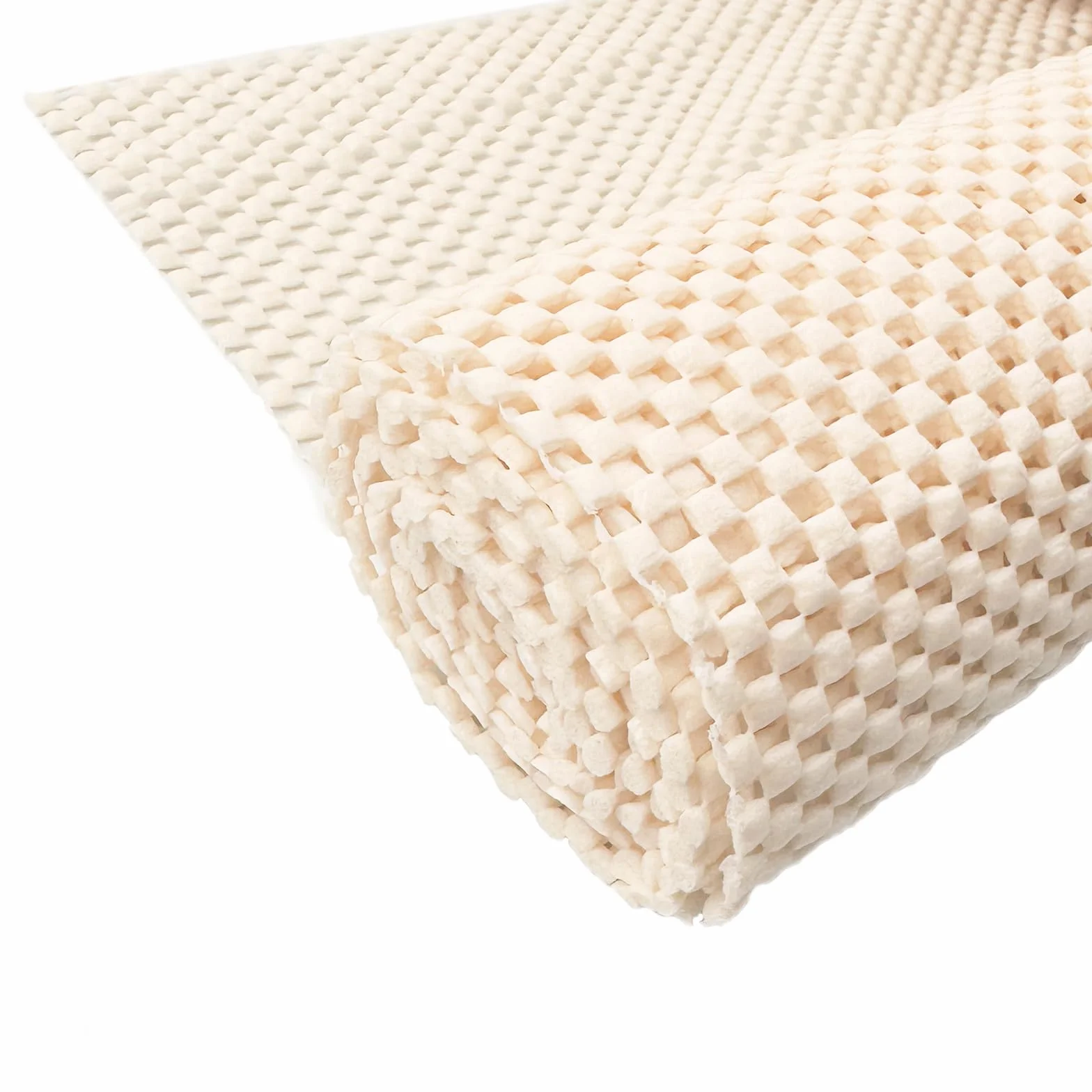 Sous-Tapis Antidérapant PVC 100 x 150 cm Découpable pour Cuisine Étagères Plateau Moquette Blanc