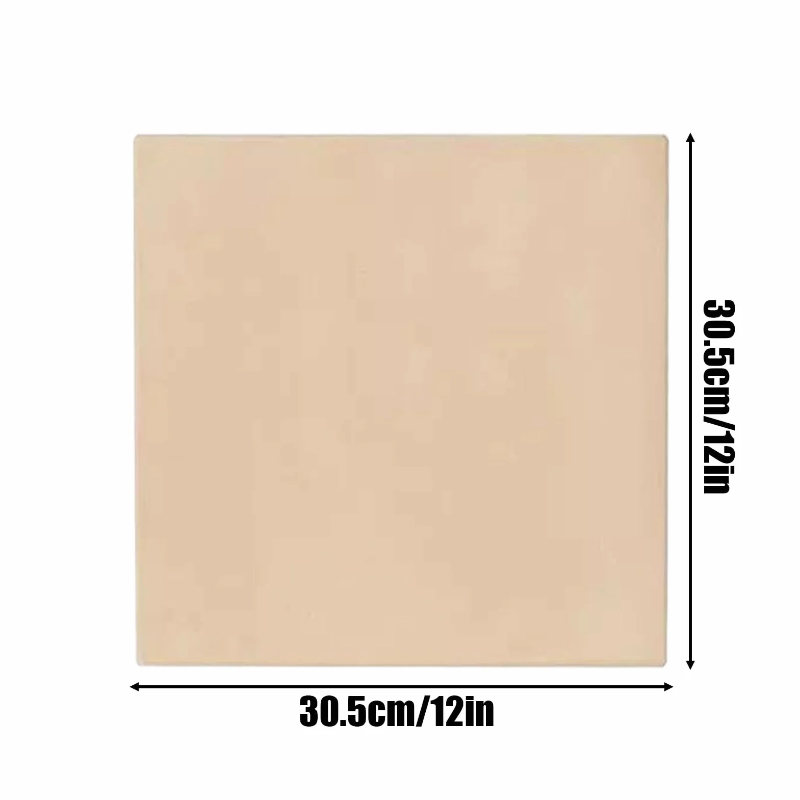 Pierre à pizza - 30,5 x 30,5 cm - En céramique anti-adhésive - Pour four, barbecue, camping - 30,5 x 30,5 cm - Idéale pour le à pizza et la cuisson polyvalente à l'intérieur et à l'extérieur