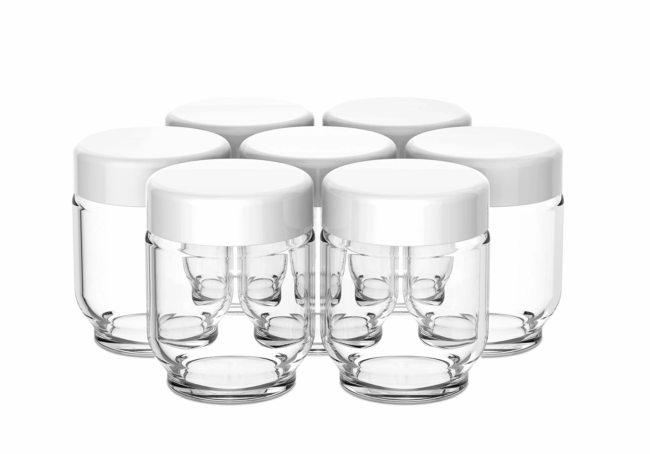 MOULINEX YG229510 Yogurteo Yaourtiere 7 Pots - Rouge et Blanc