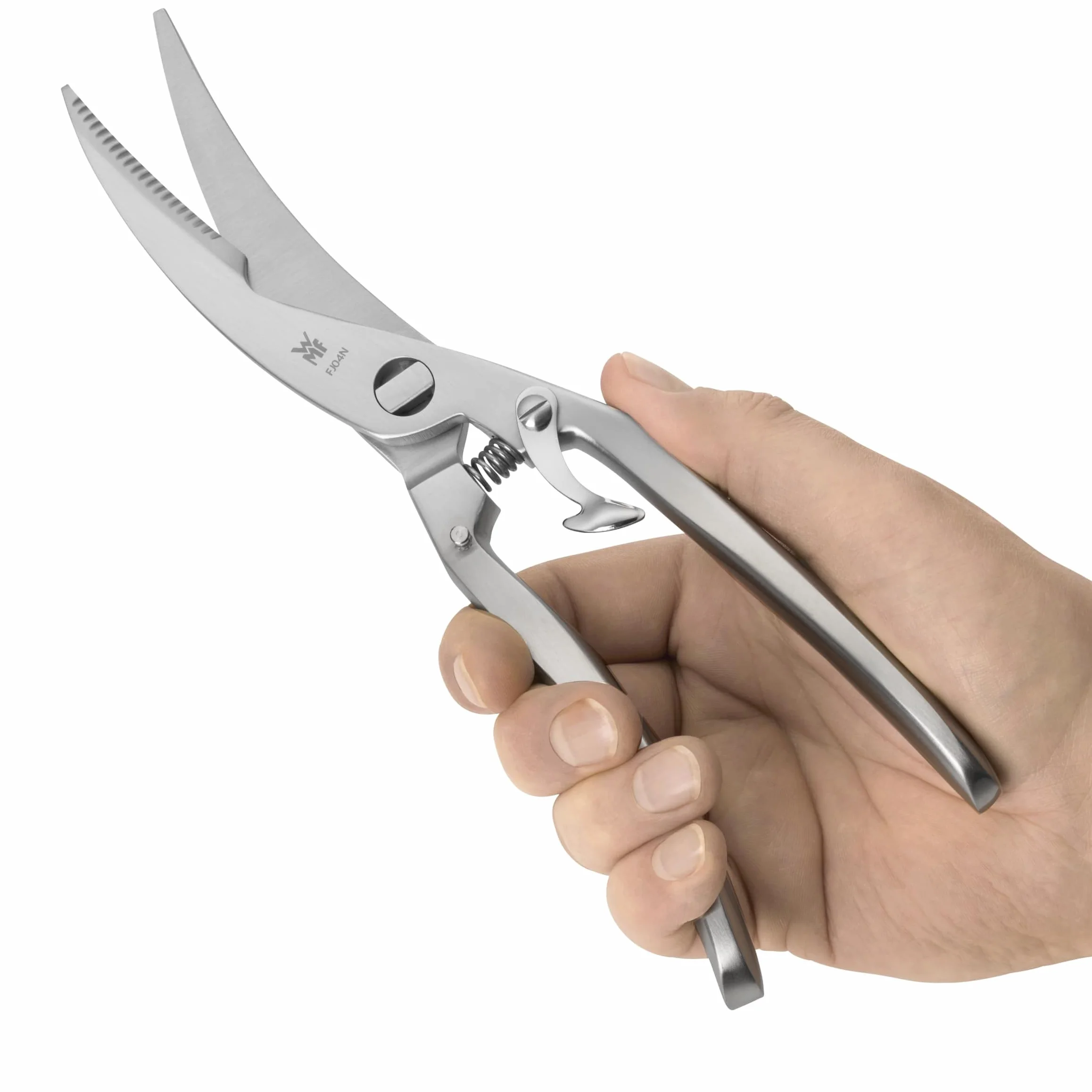 Ciseaux à volaille WMF 25 cm acier inoxydable Cromargan avec broyeur d'os