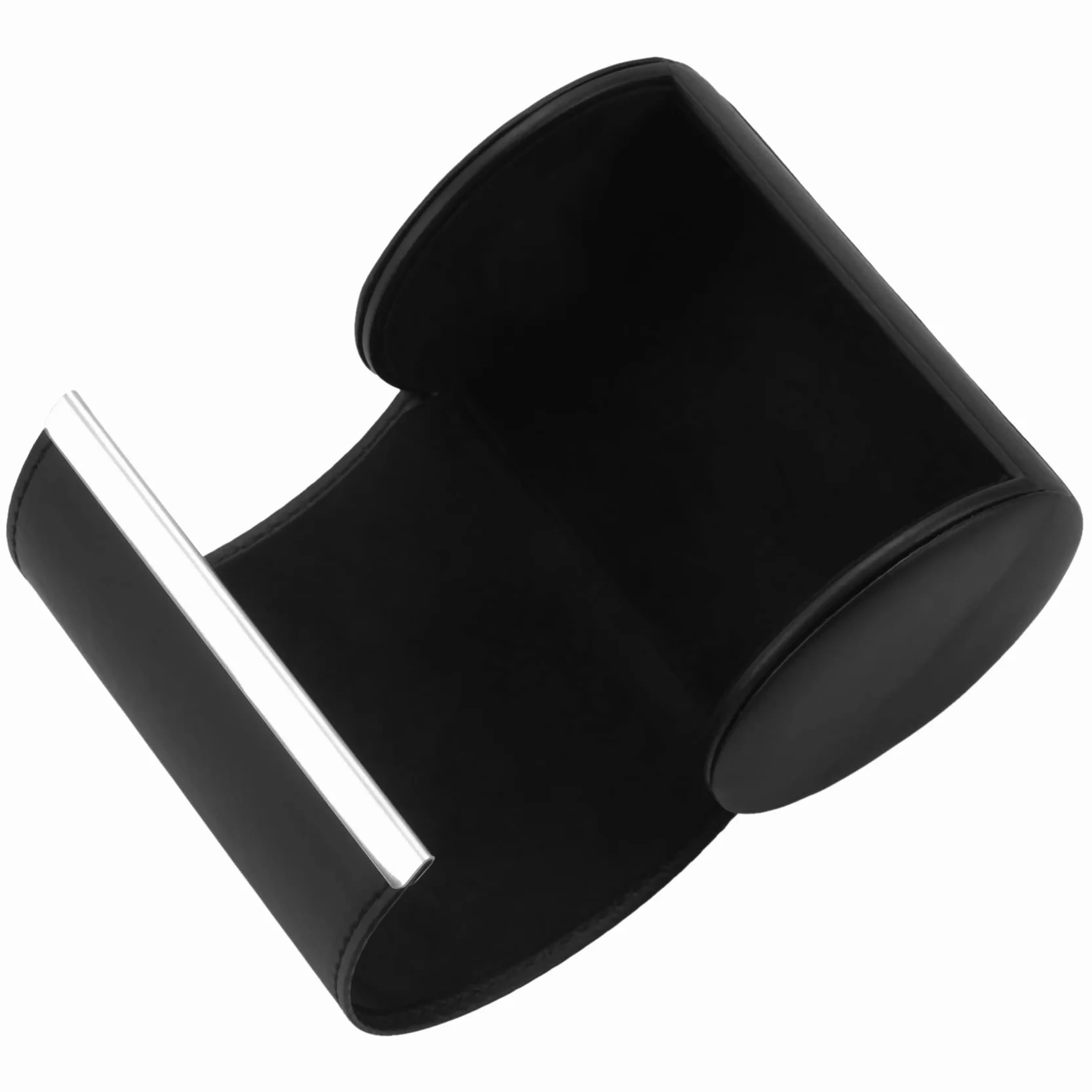 Lot de 2 étuis de rangement pour cravates cylindre Noir Moderne